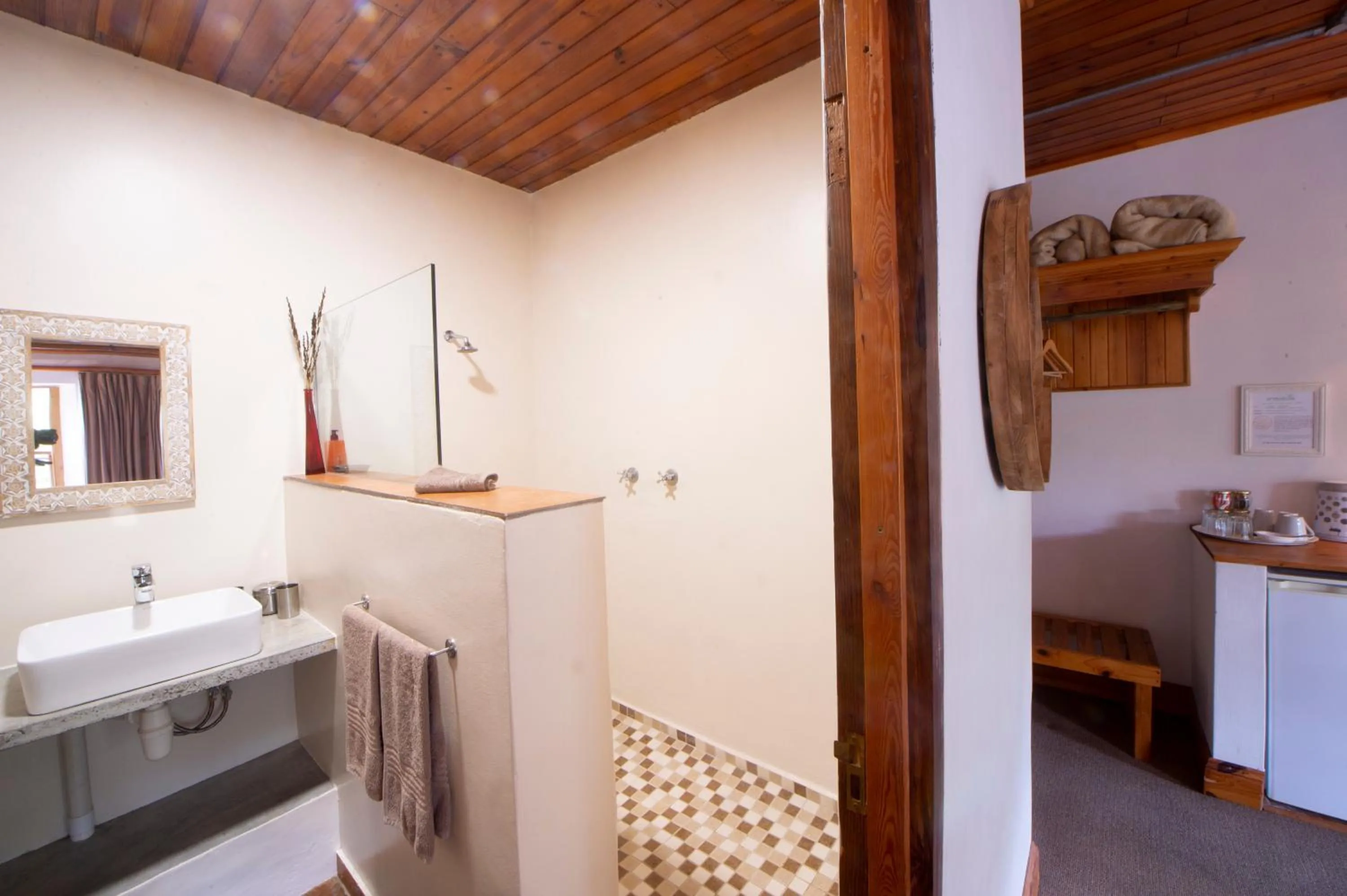 Bathroom in At the Woods Guest House