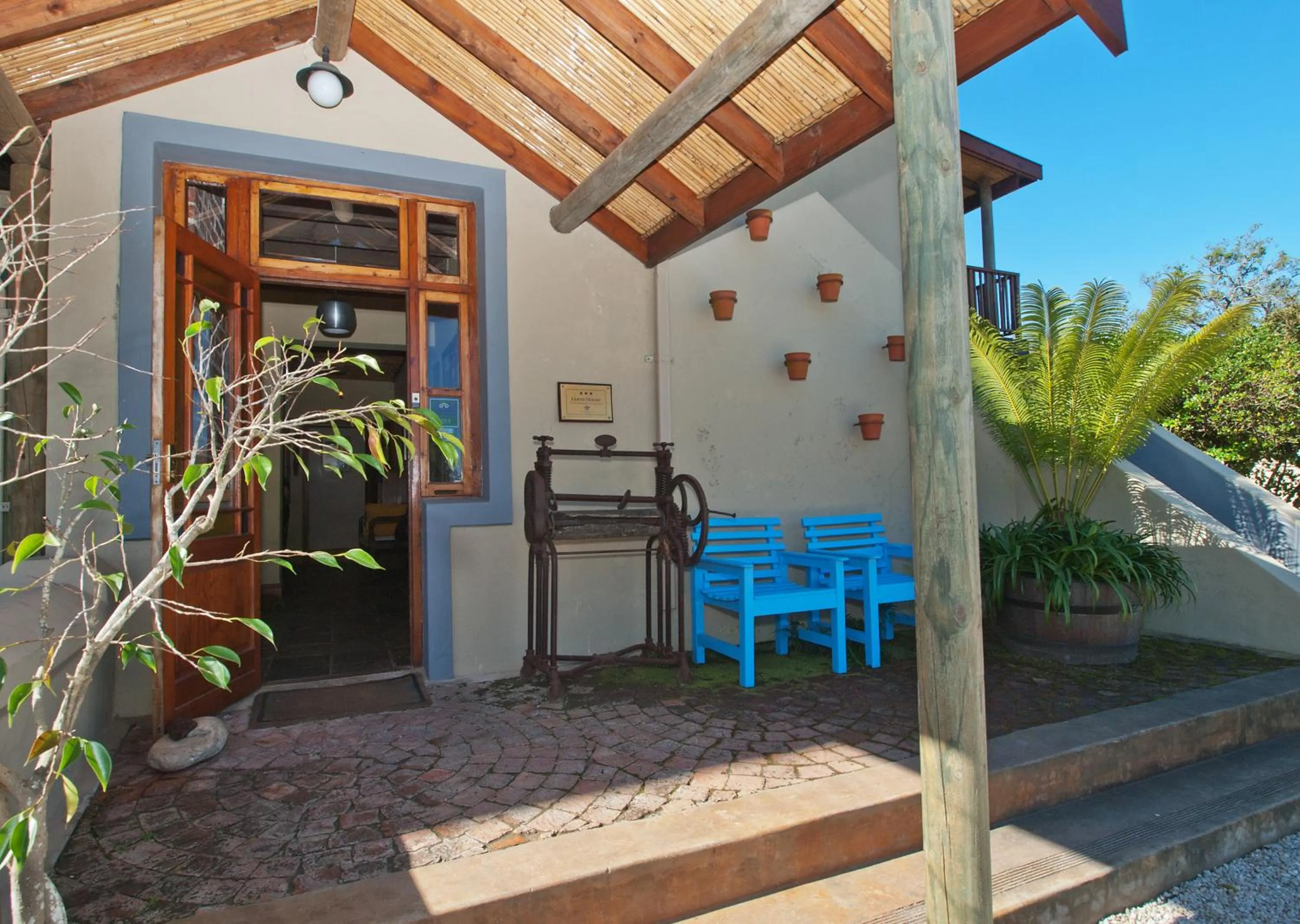 Facade/entrance in At the Woods Guest House