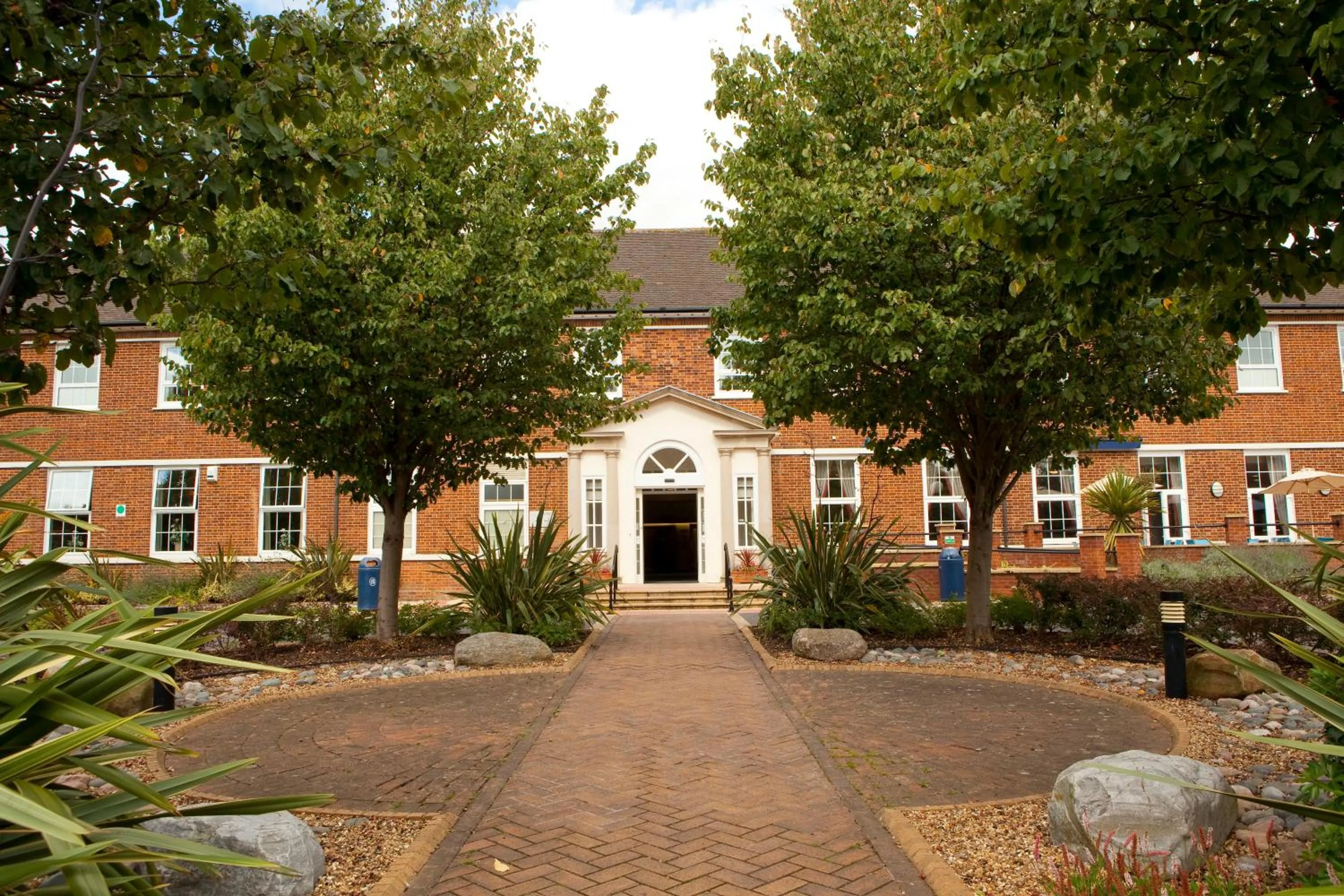 Facade/entrance in Mitchell Hall