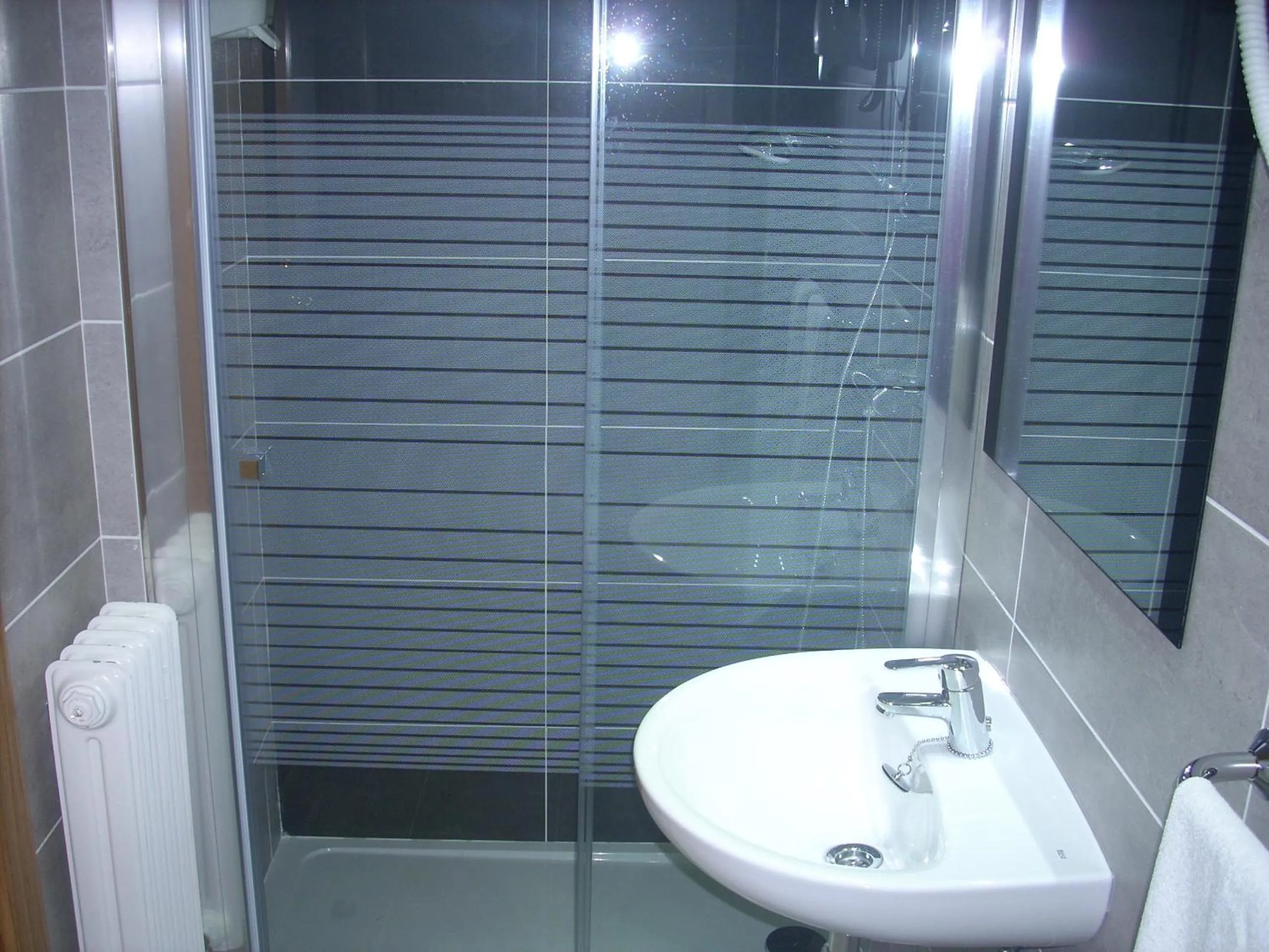 Shower in Hotel Corona de Castilla