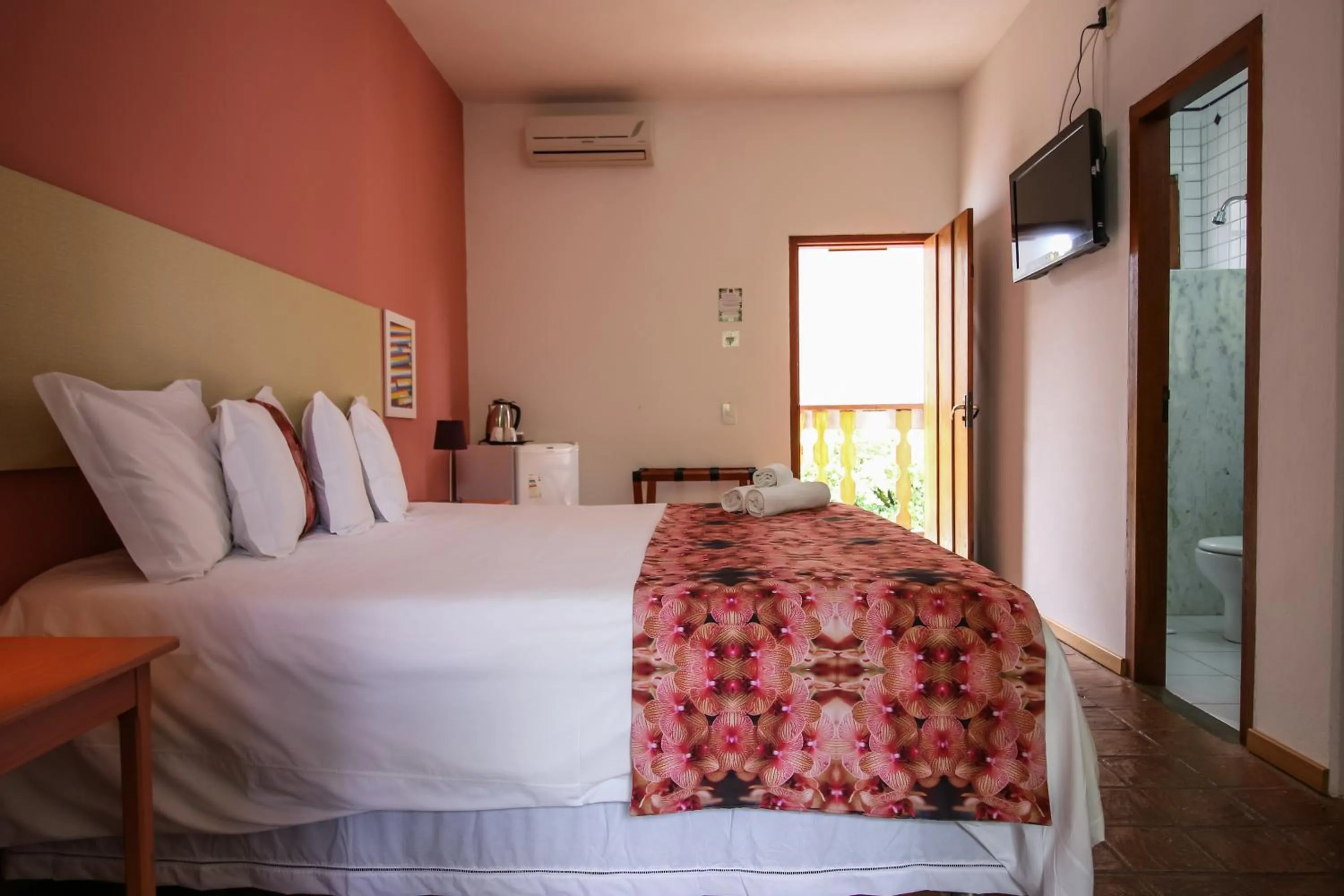 Bed in Pousada Arvoredo