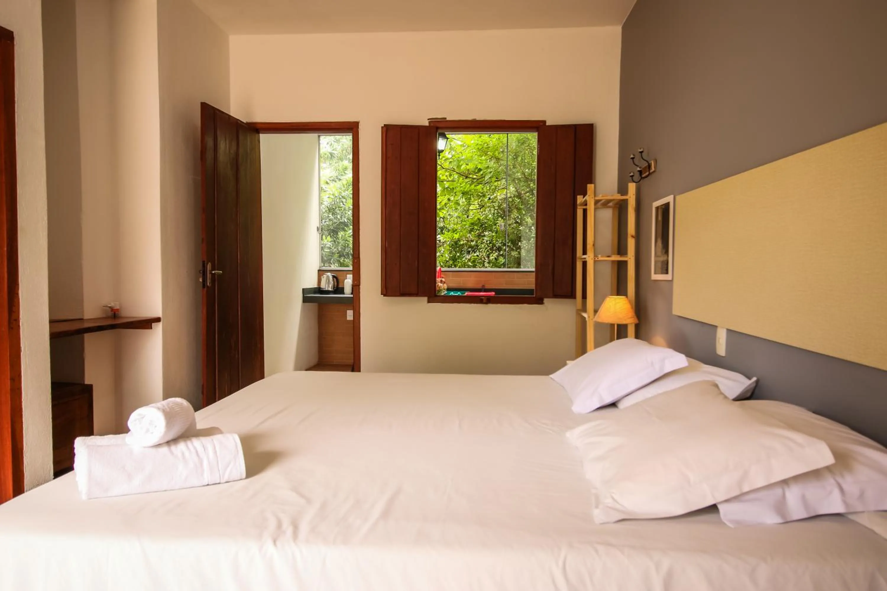 Bed in Pousada Arvoredo