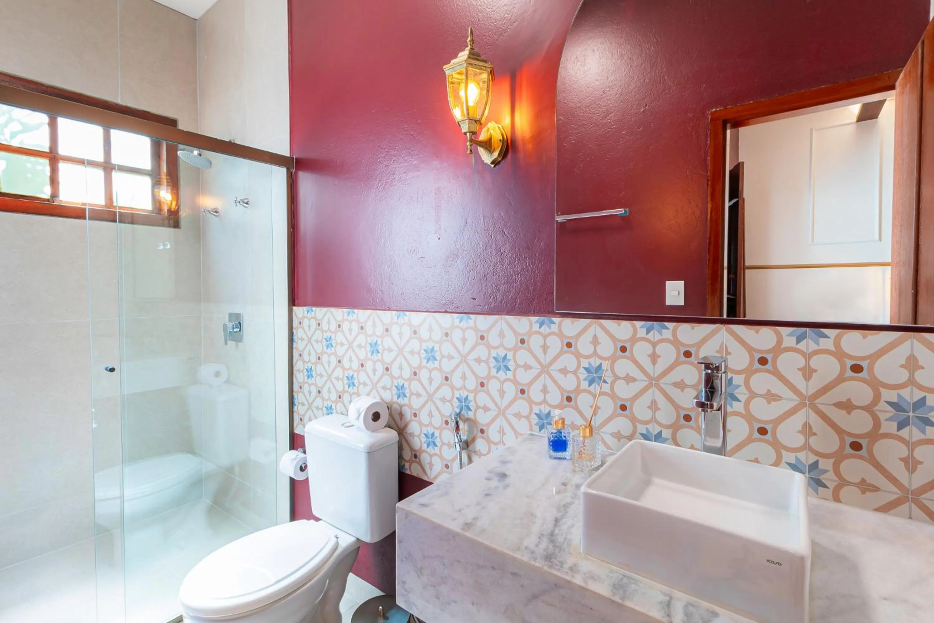 Shower in Pousada Arvoredo