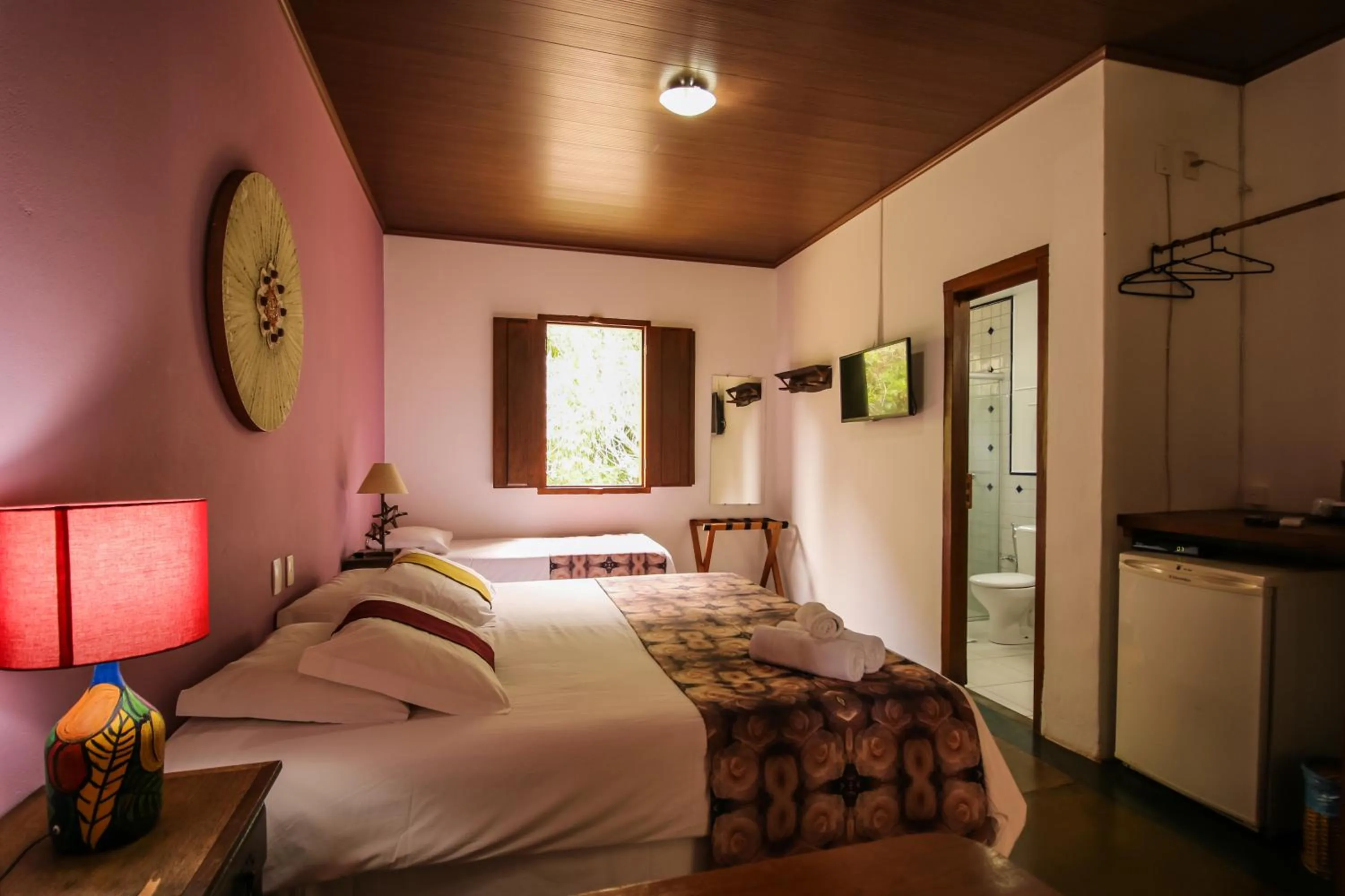 Bed in Pousada Arvoredo