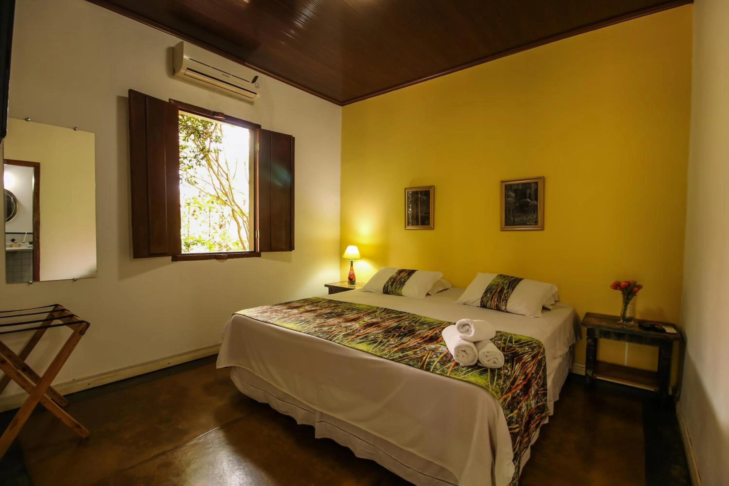 Bed in Pousada Arvoredo