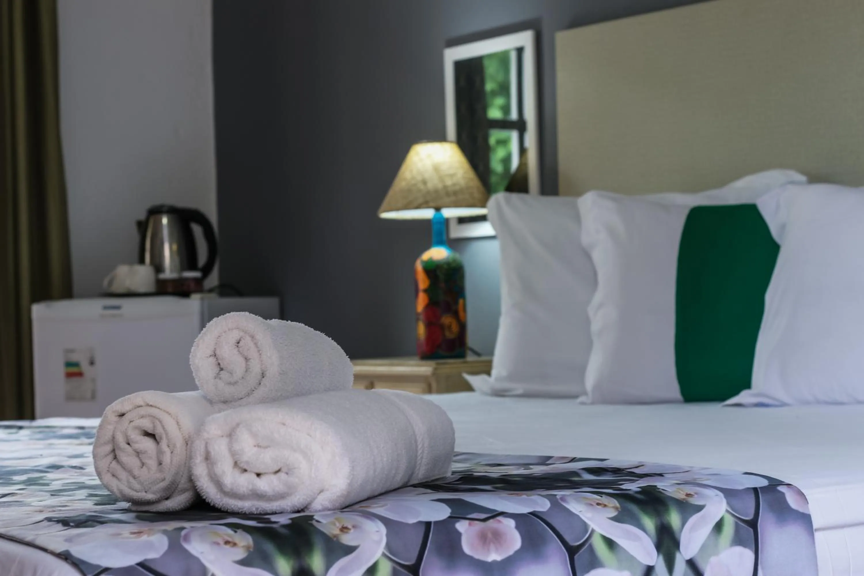 Bed in Pousada Arvoredo