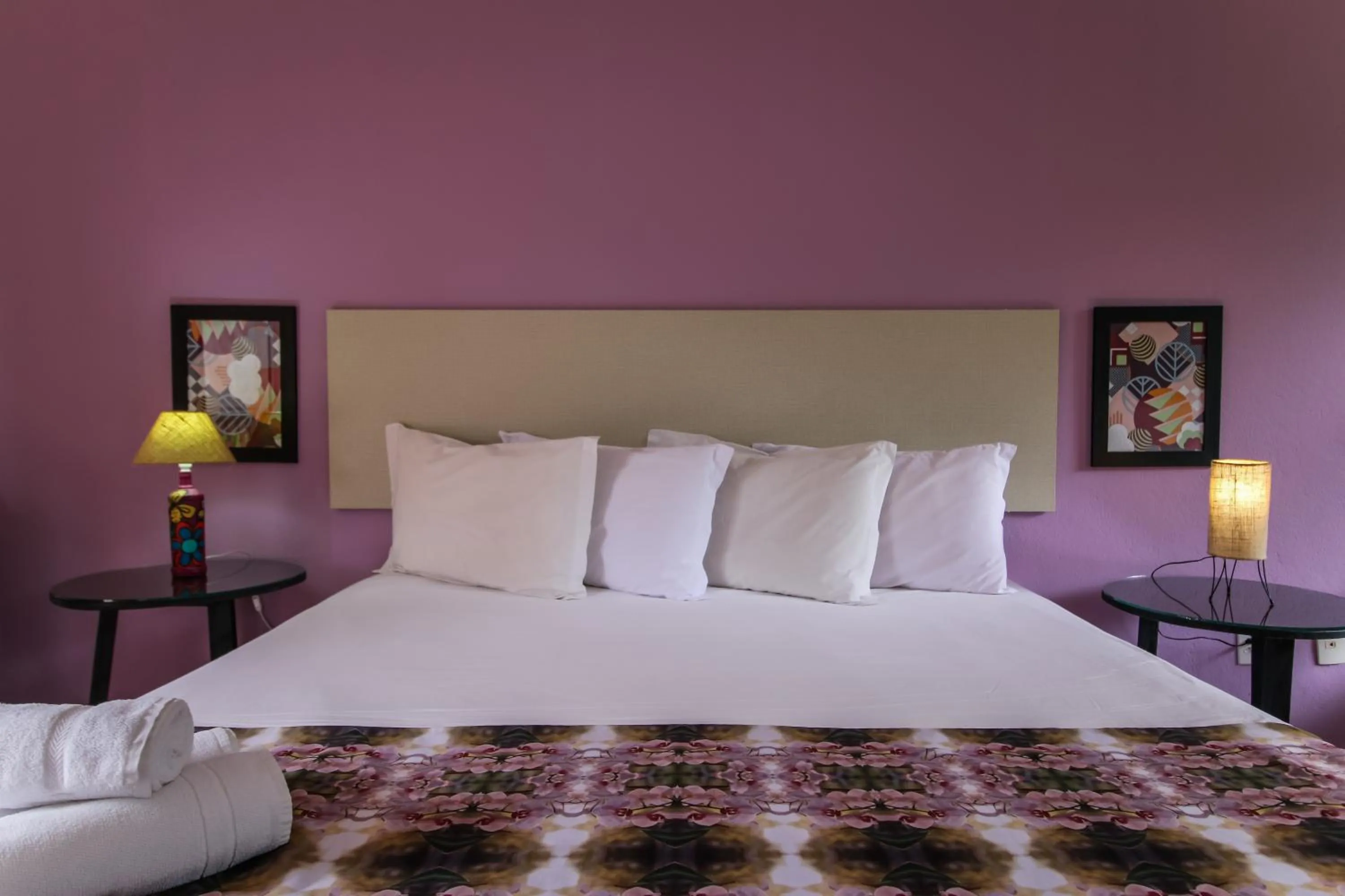 Bed in Pousada Arvoredo