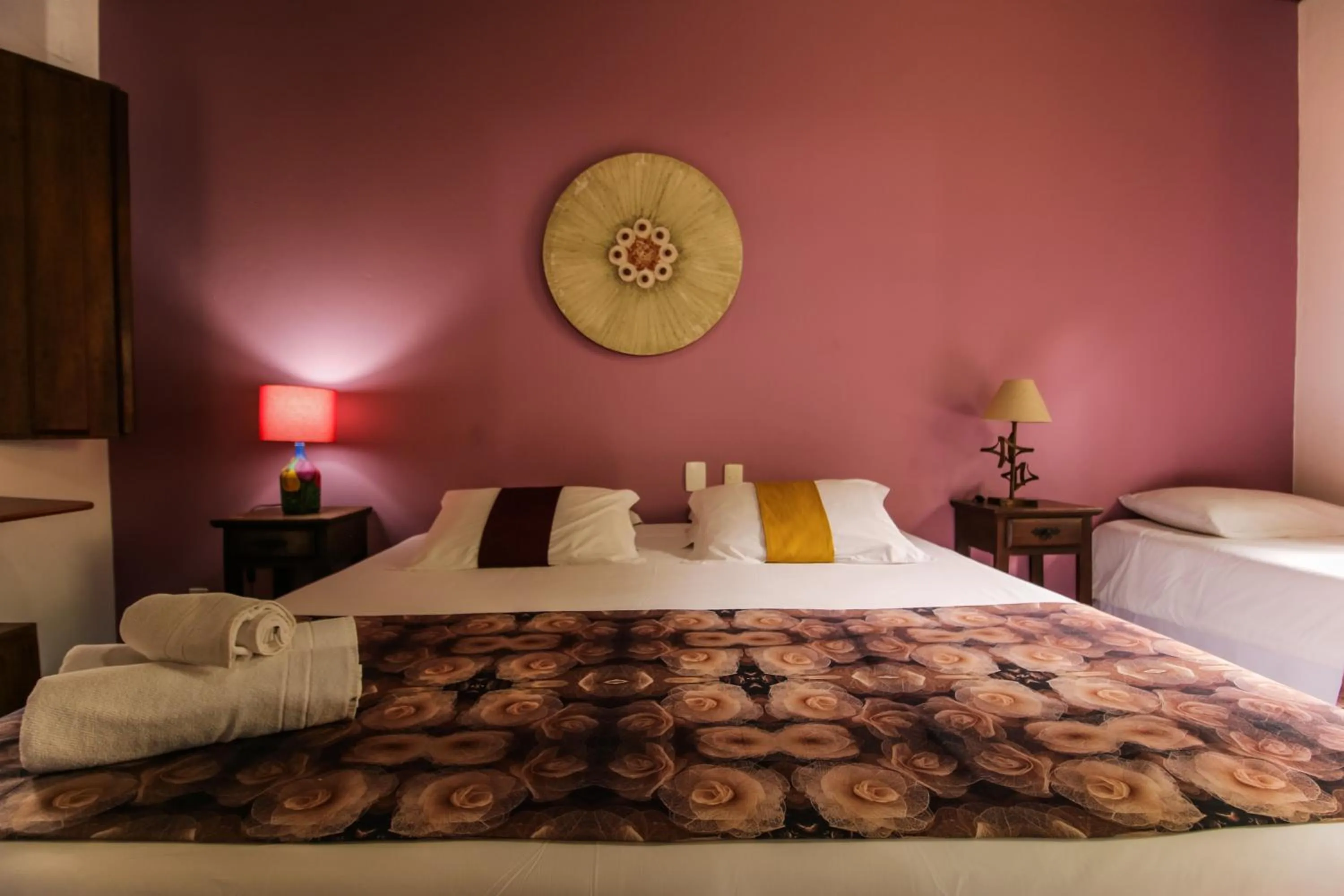 Bed in Pousada Arvoredo