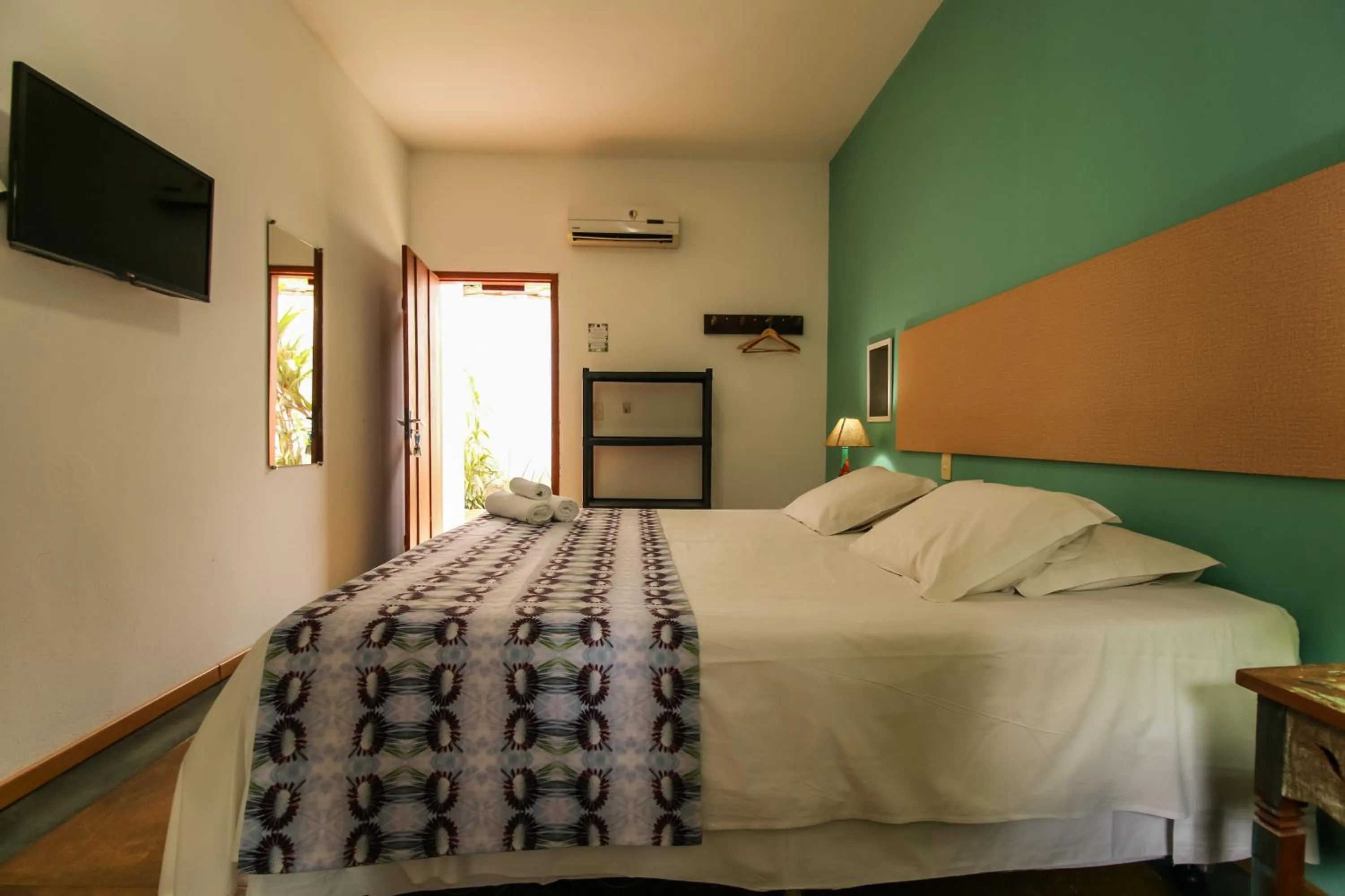 Bed in Pousada Arvoredo