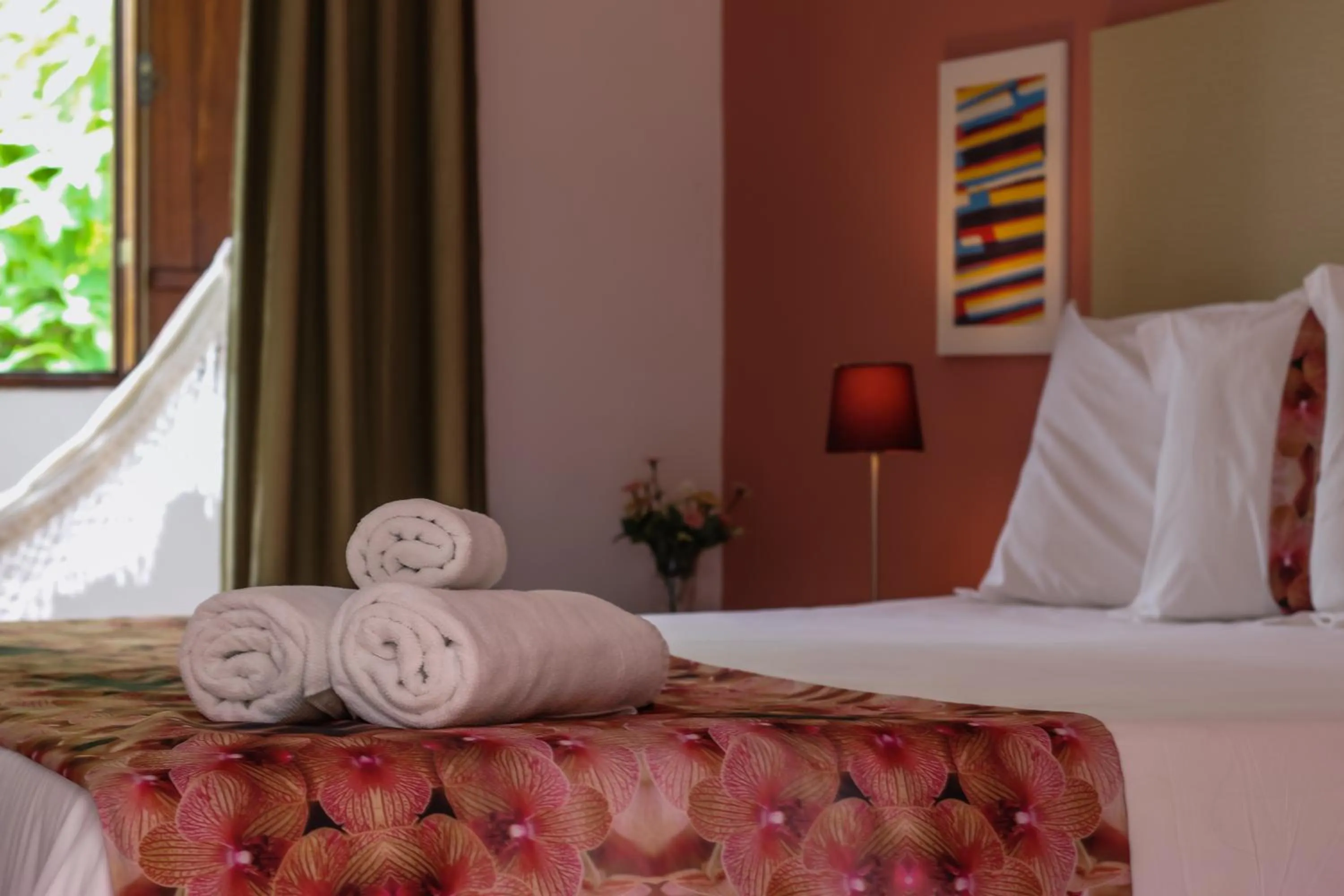 Bed in Pousada Arvoredo