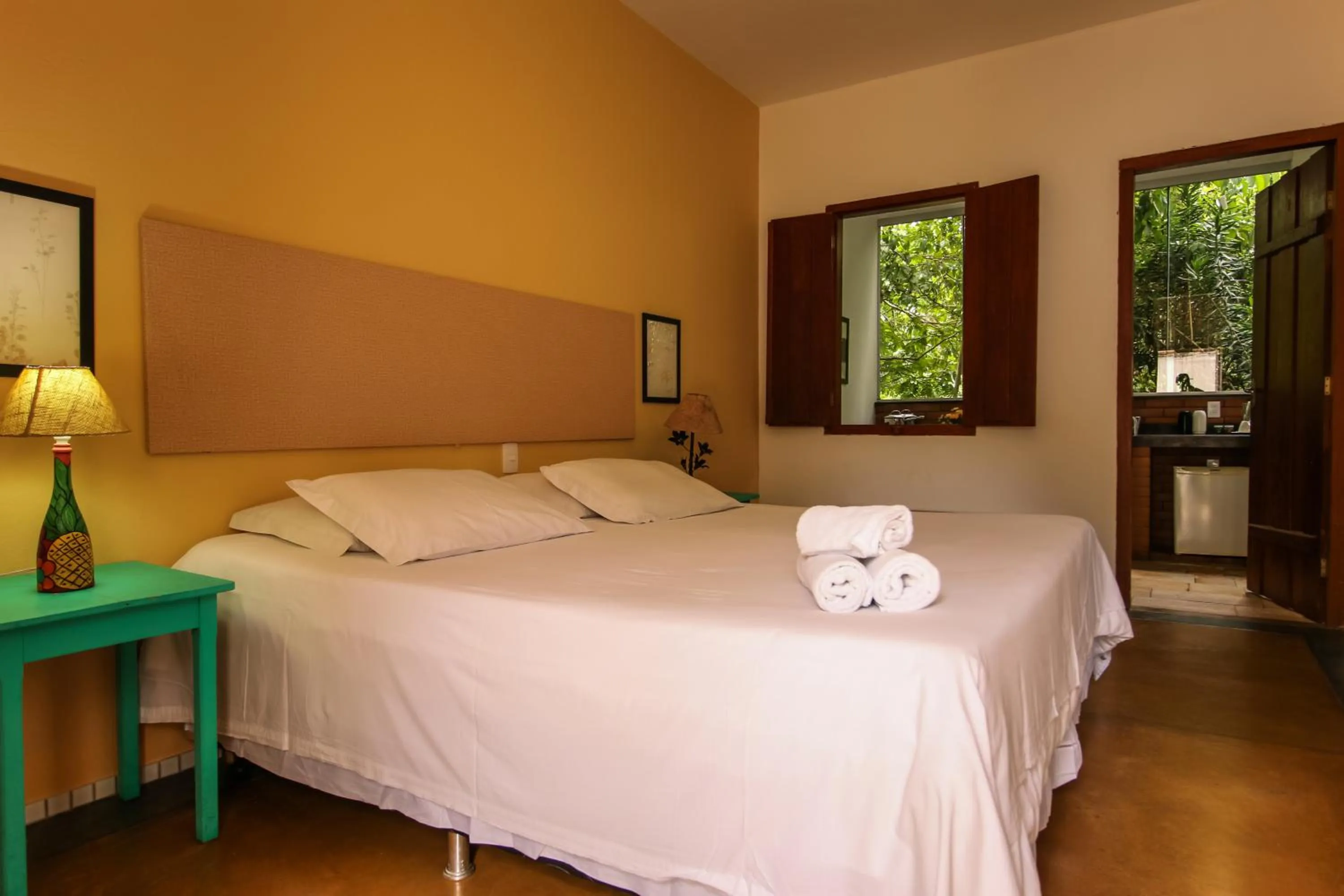 Bed in Pousada Arvoredo