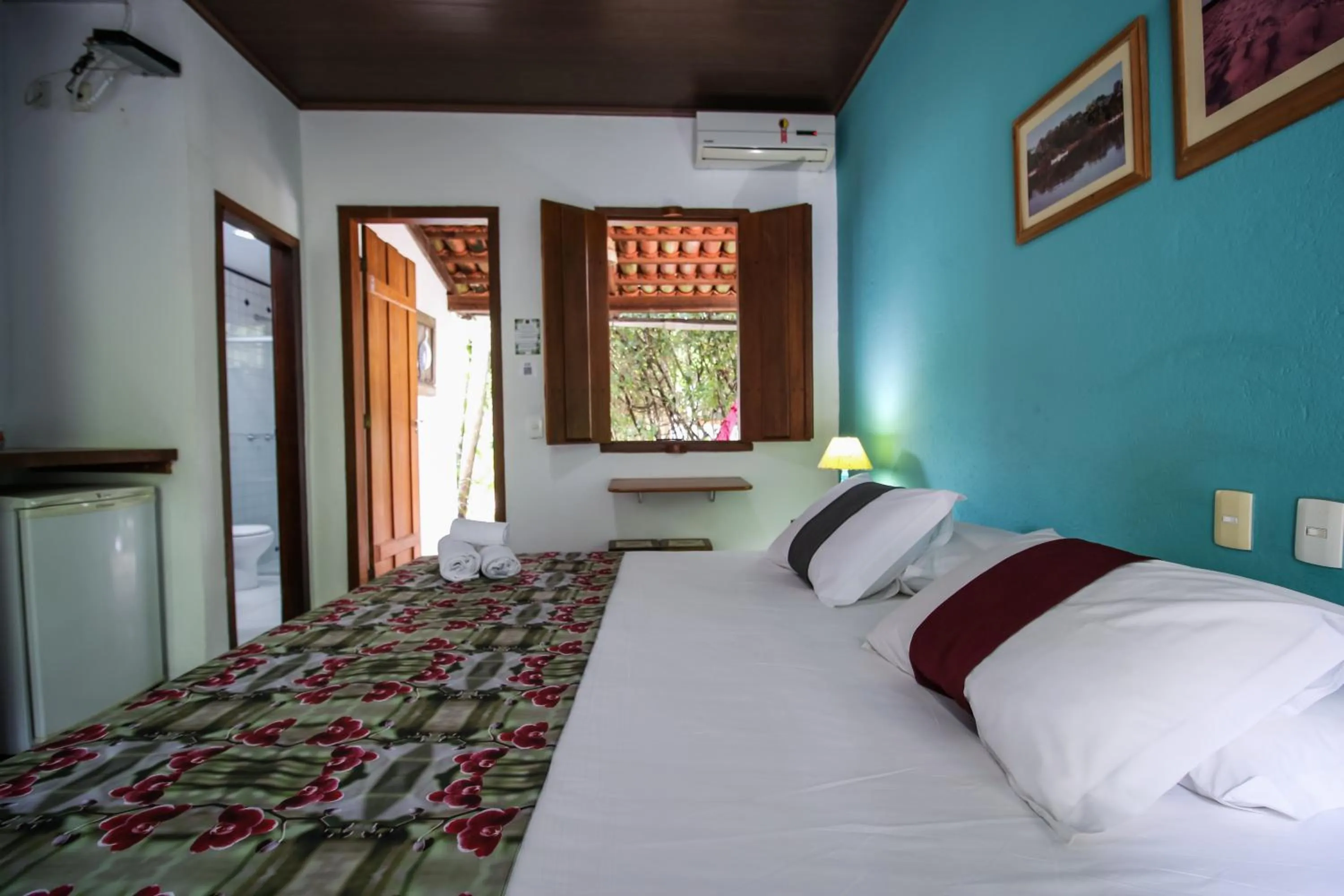 Bed in Pousada Arvoredo