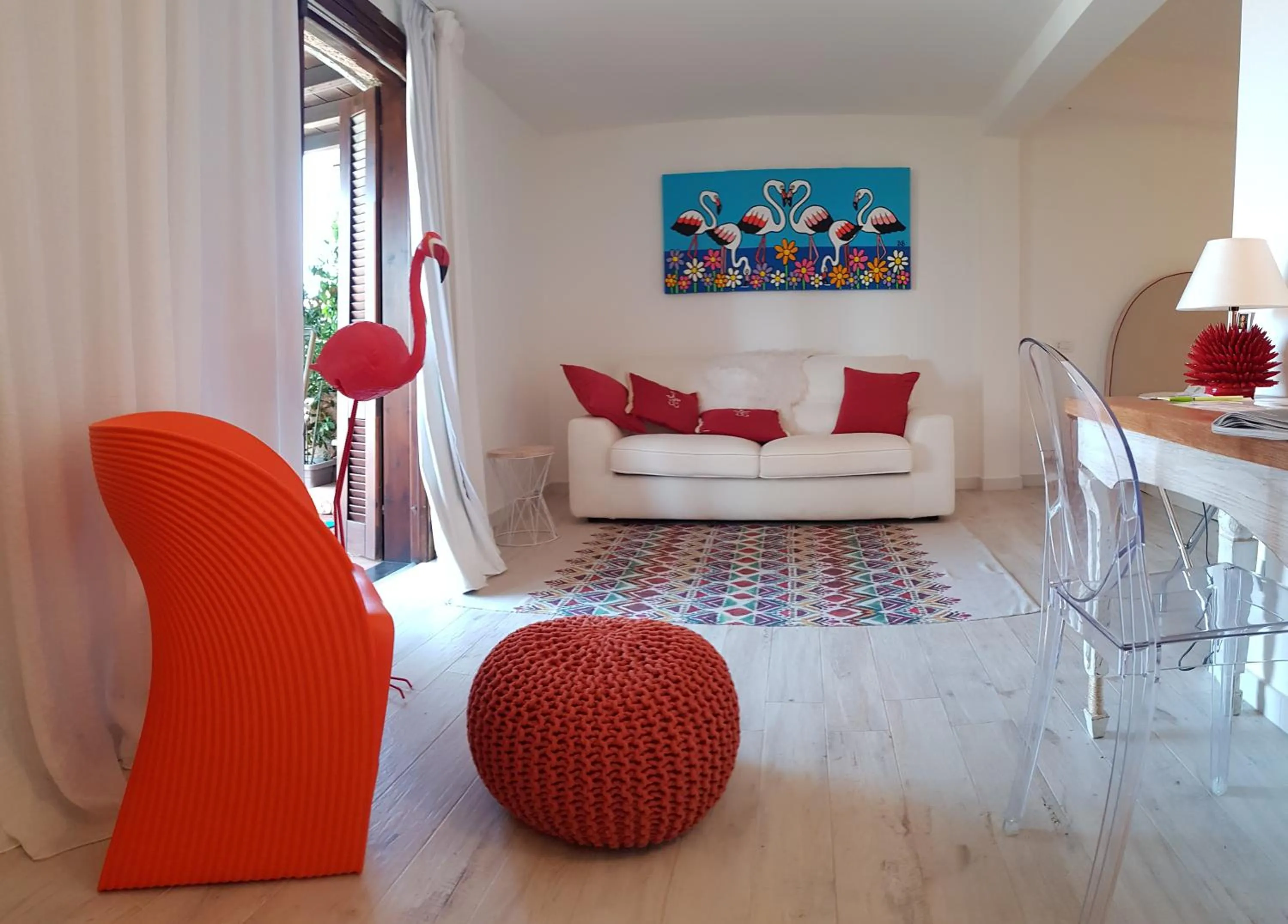 King Room with Balcony - single occupancy in Geco di Giada Art Suites - Adult Only