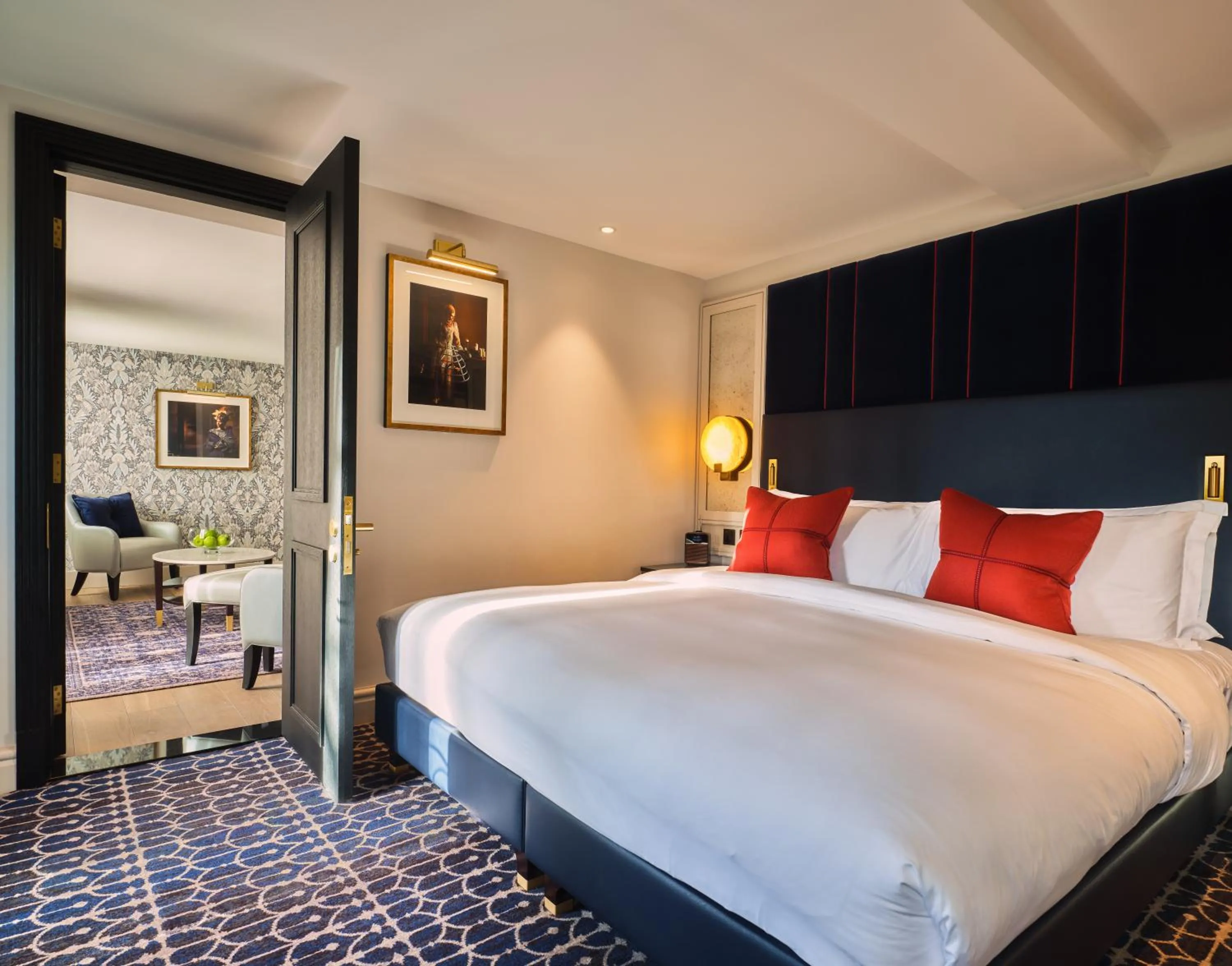Bedroom, Bed in The Mayfair Townhouse - an Iconic Luxury Hotel
