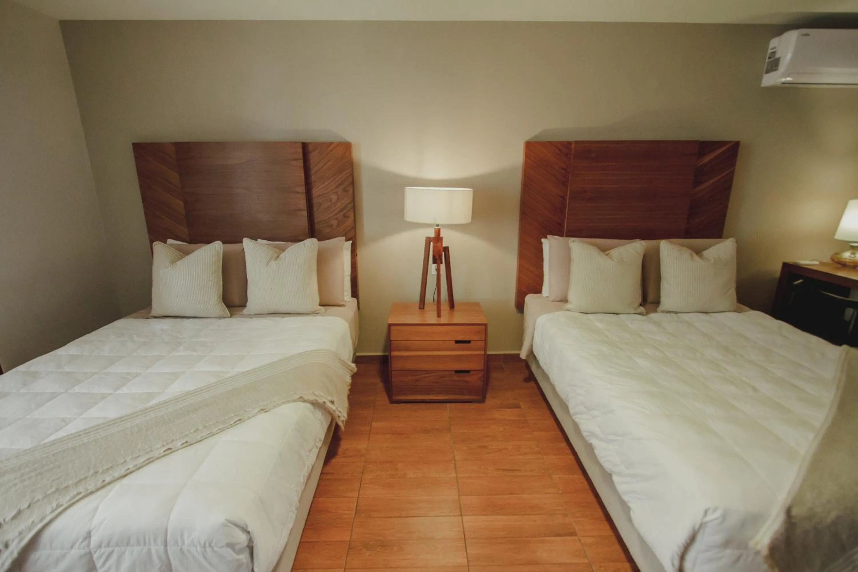 Bed in Departamento con gran diseño cerca de Poliforum