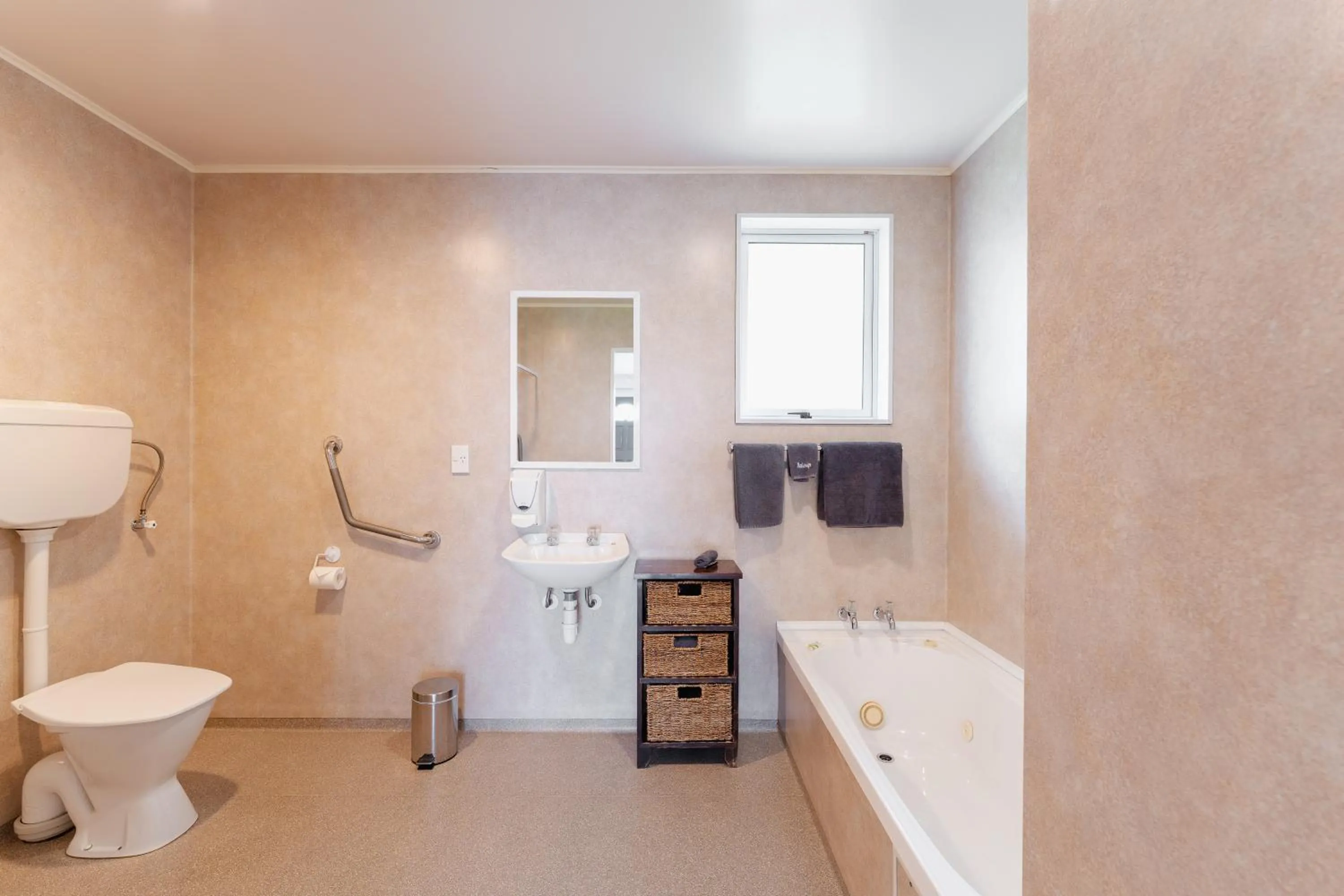 Toilet in Highway Lodge Motel