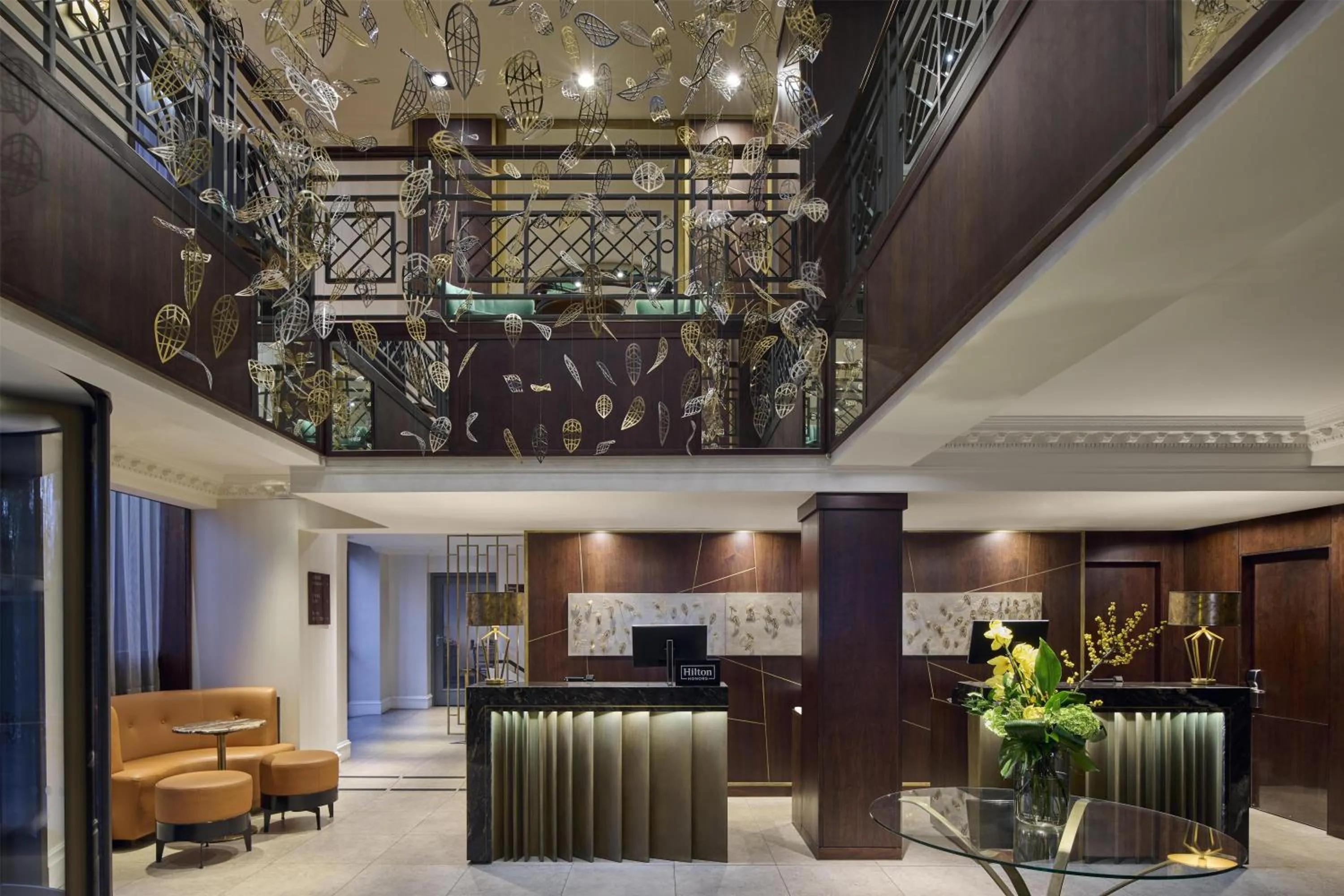 Lobby or reception in Hilton London Hyde Park