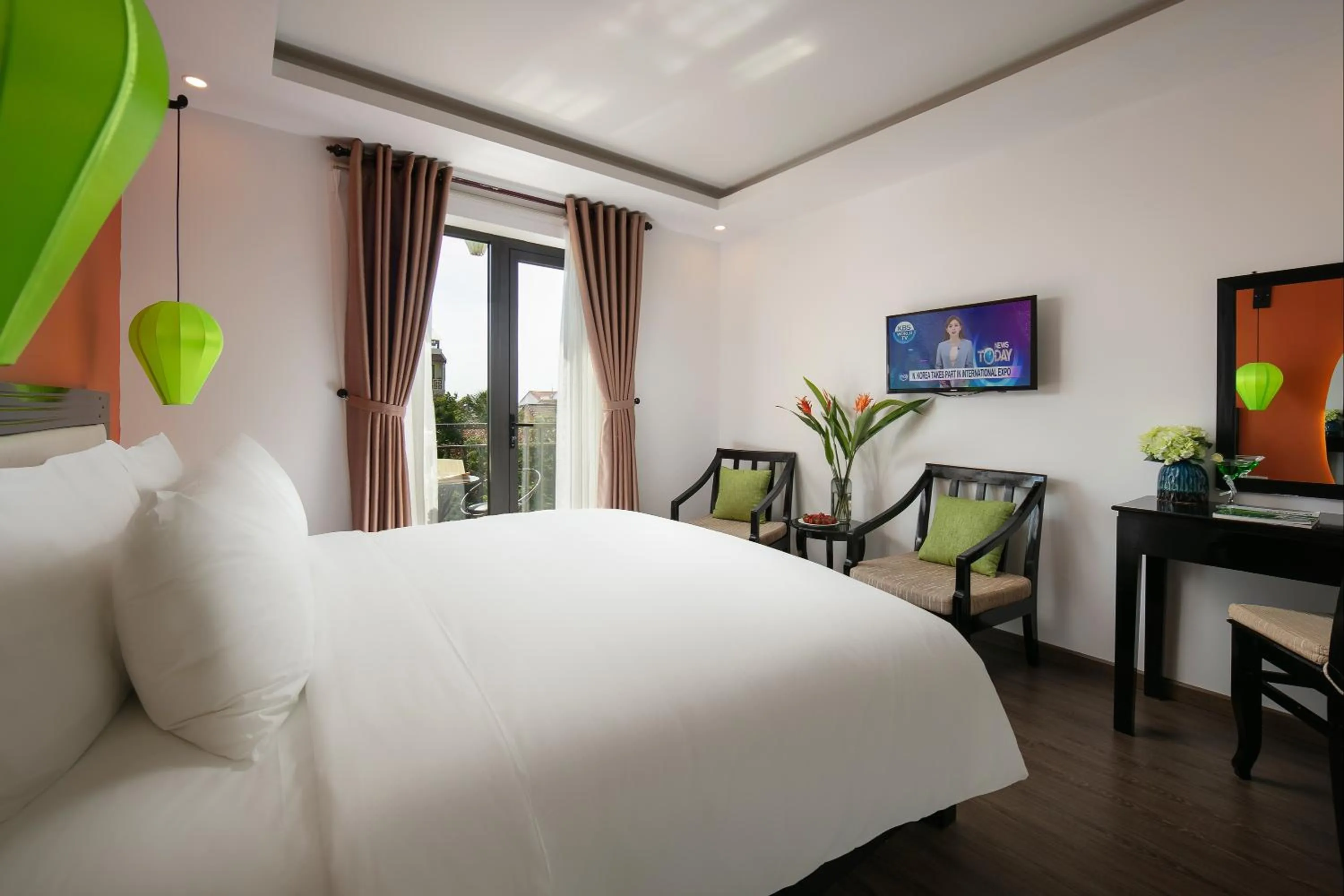 Bed in Hoi An Golden Holiday Villa