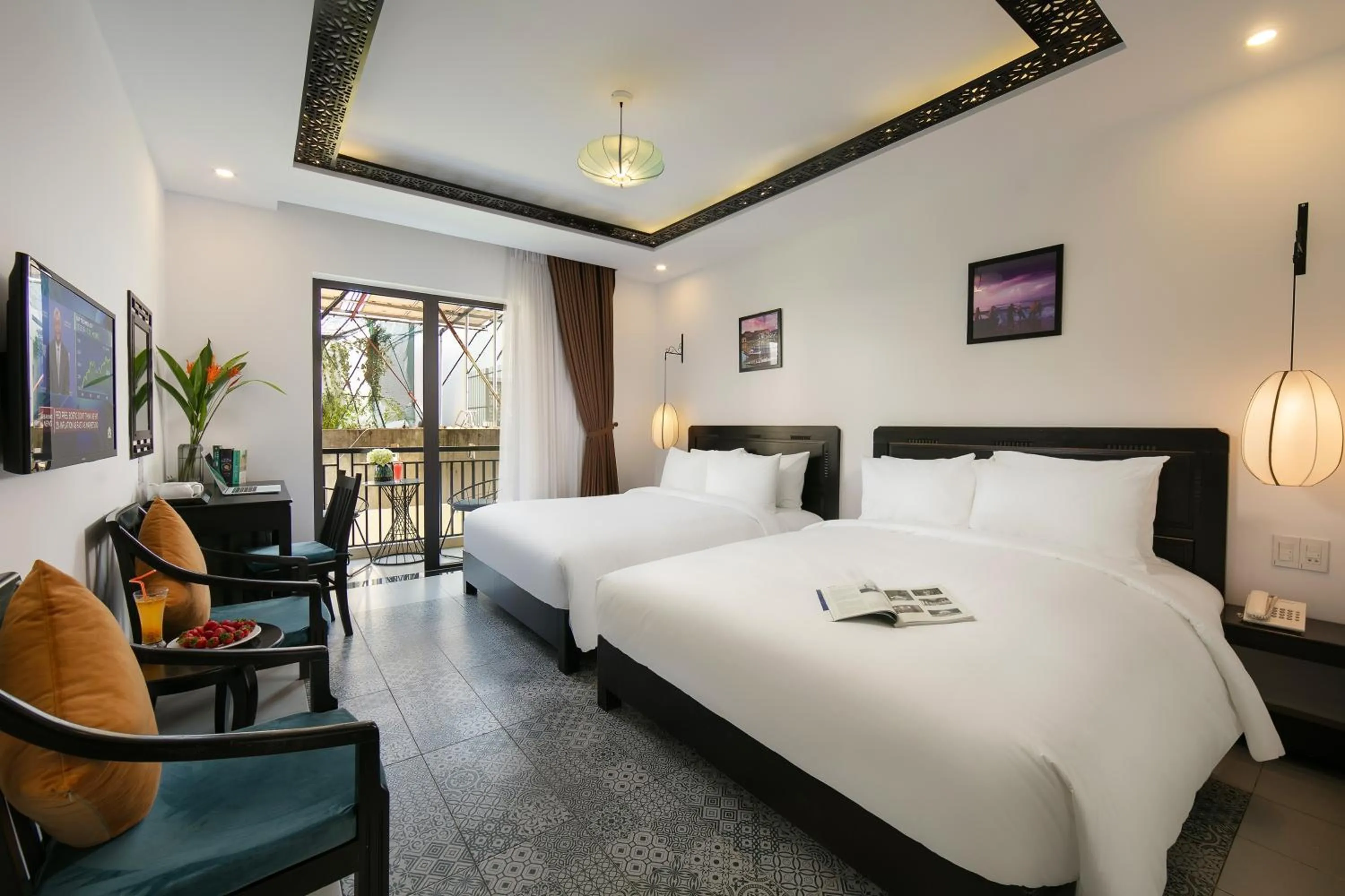 Bed in Hoi An Golden Holiday Villa