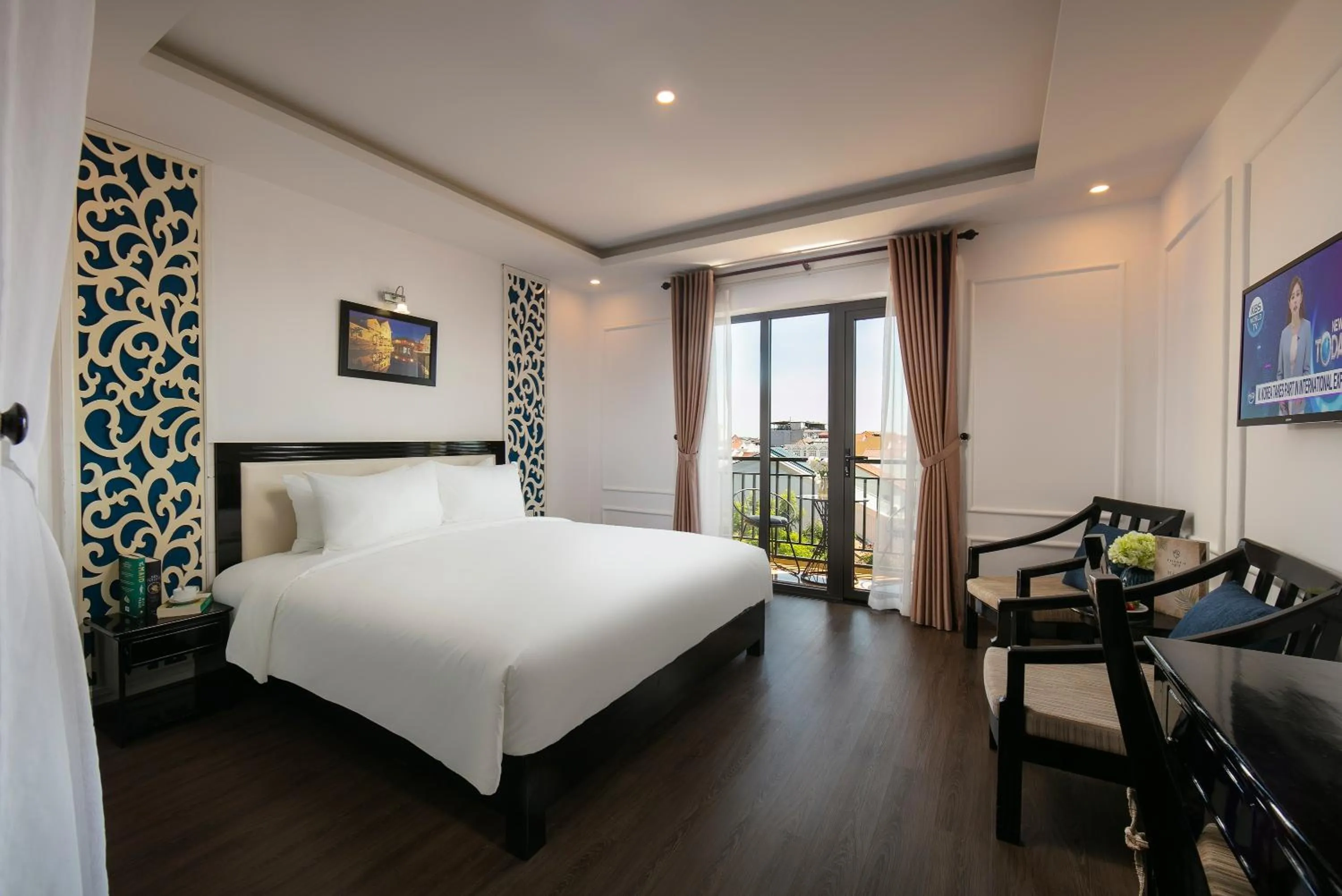 Bed in Hoi An Golden Holiday Villa