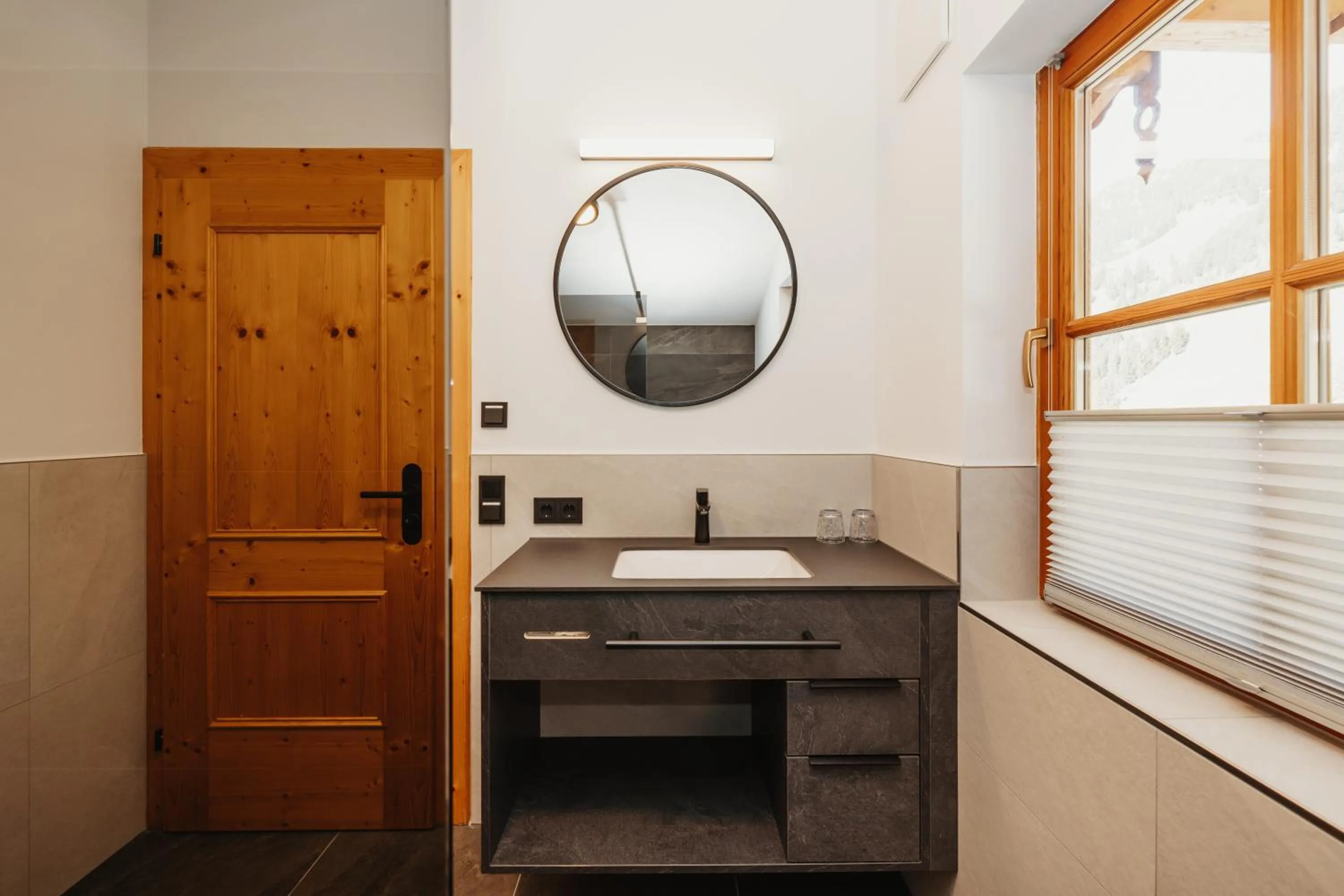 Bathroom in Hotel Lammwirt