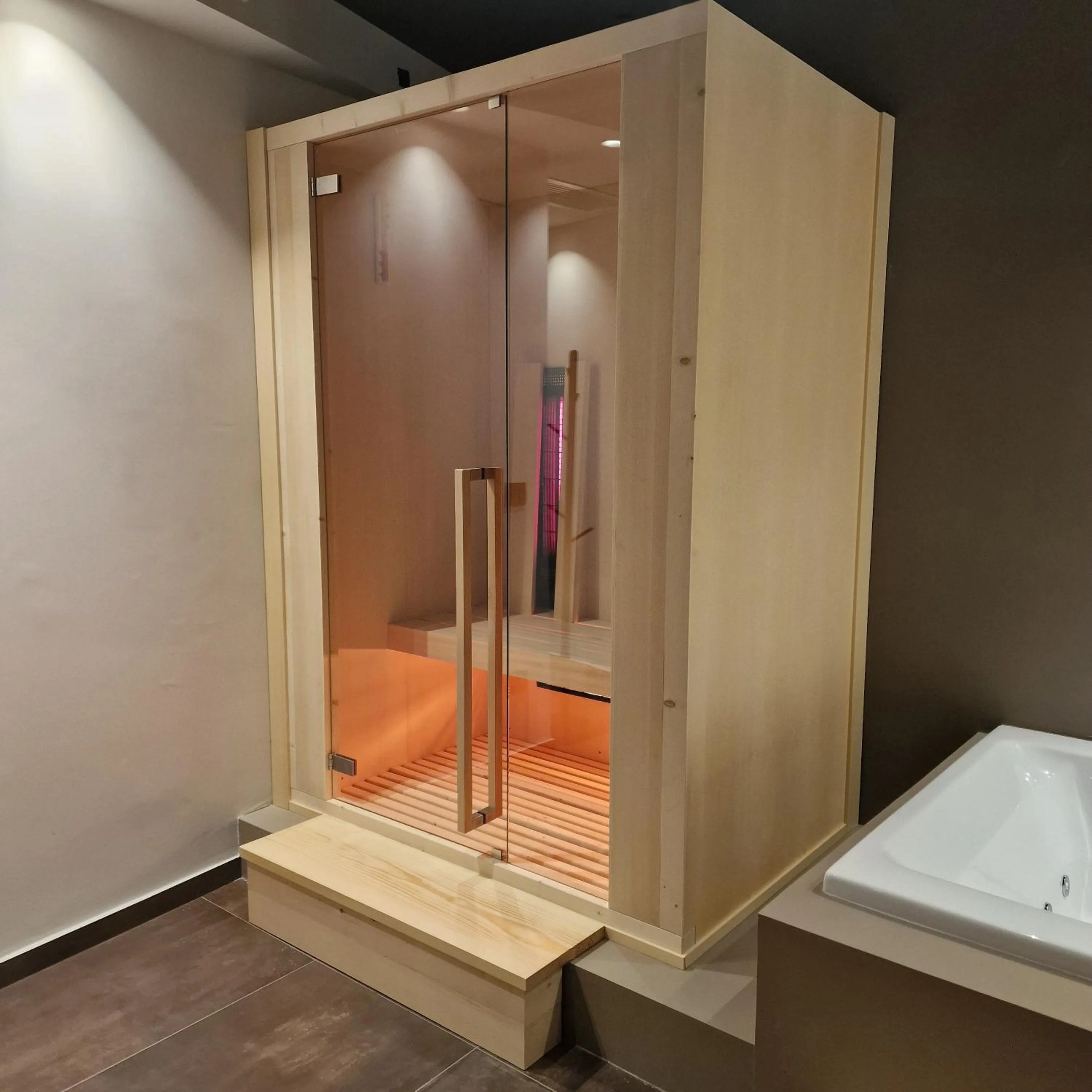 Sauna, Bed in Park Hotel Bellavista