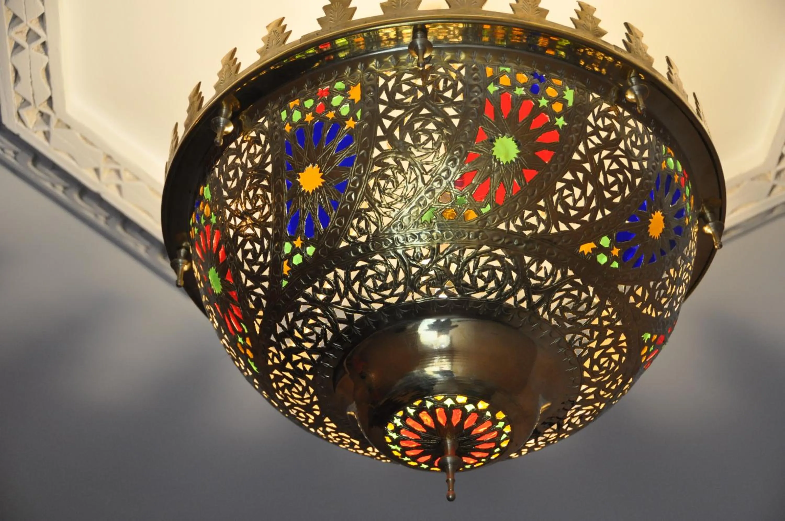 Decorative detail in Riad Euphorbe