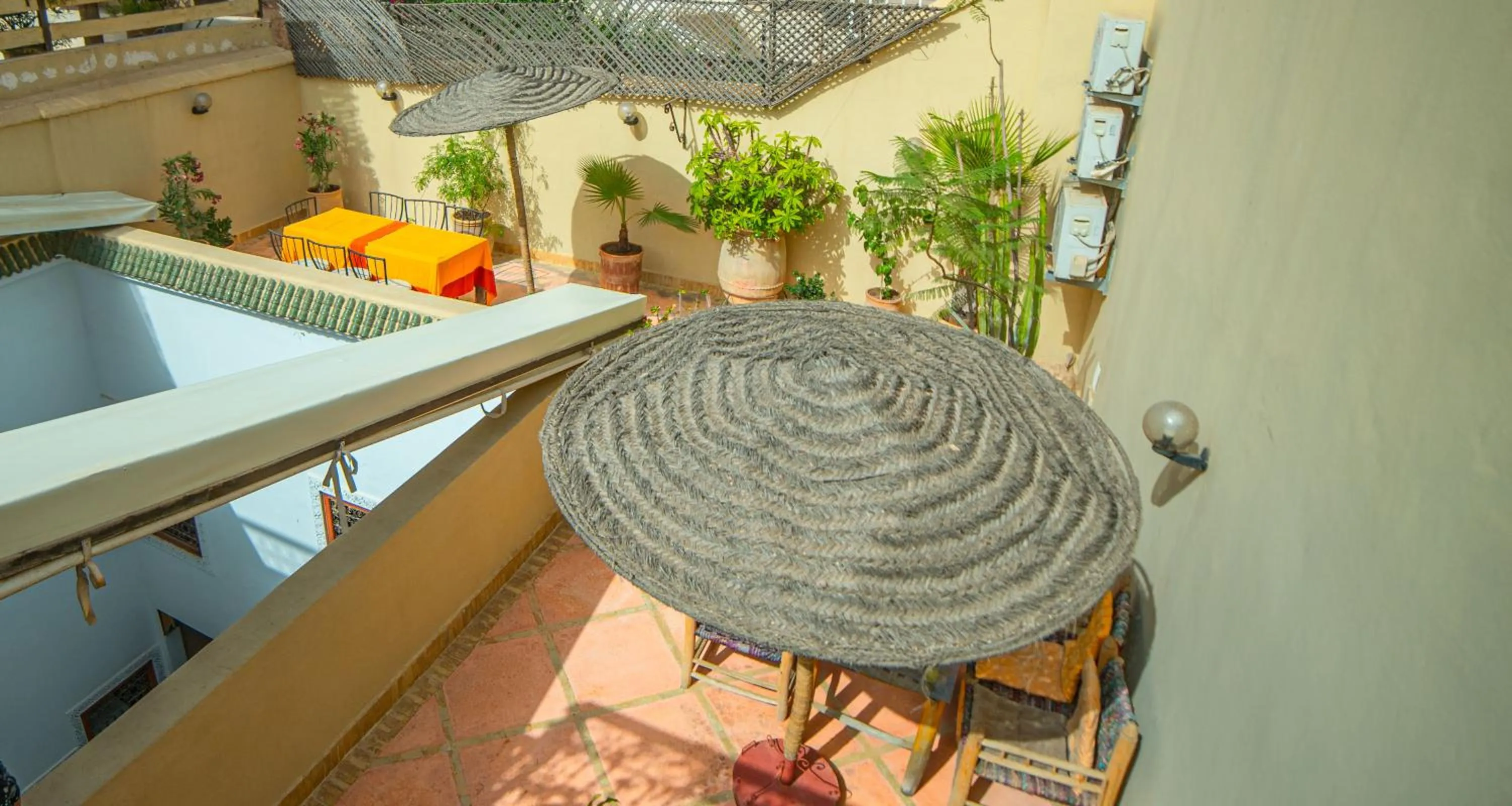 Balcony/Terrace in Riad Euphorbe