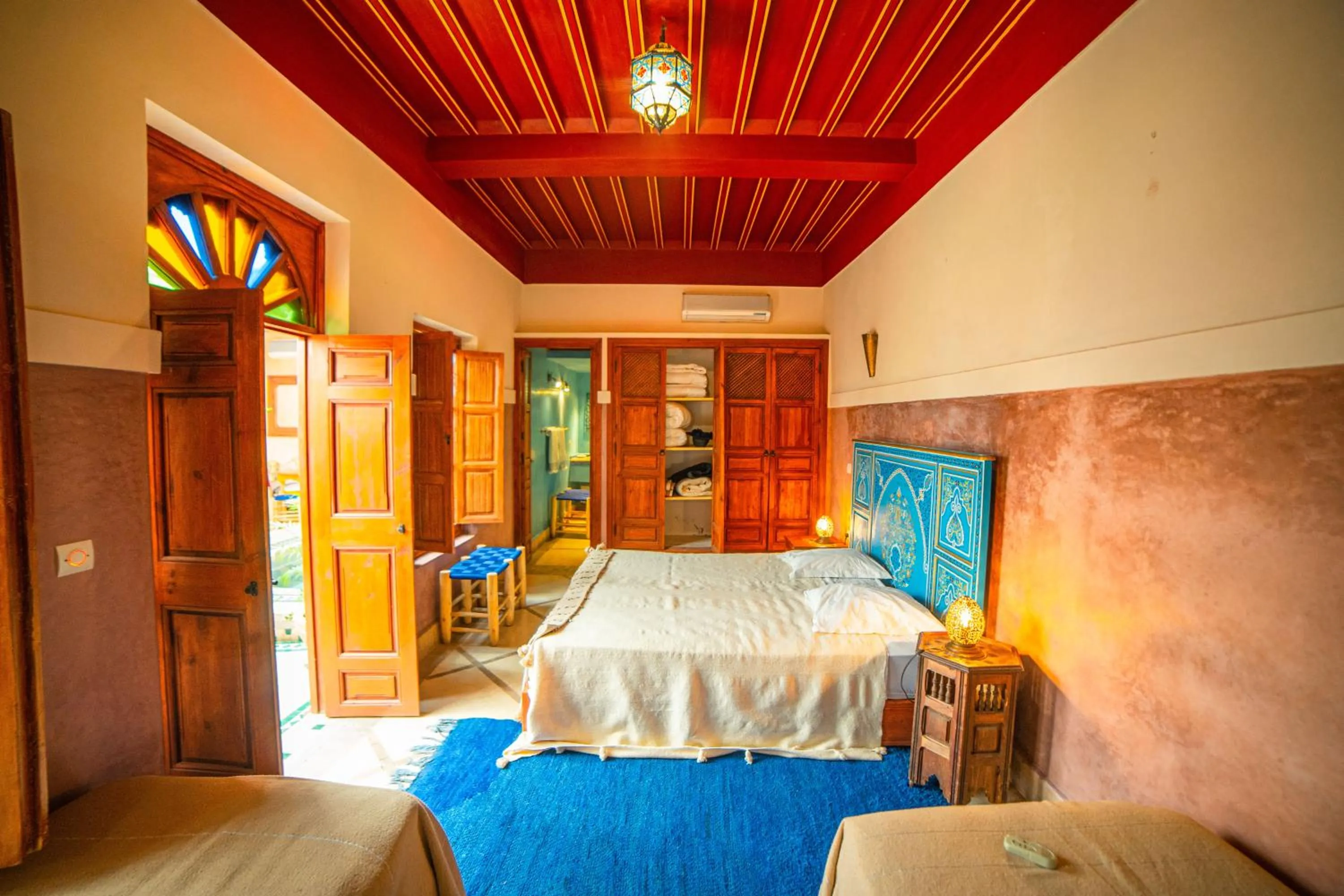 Bedroom, Bed in Riad Euphorbe