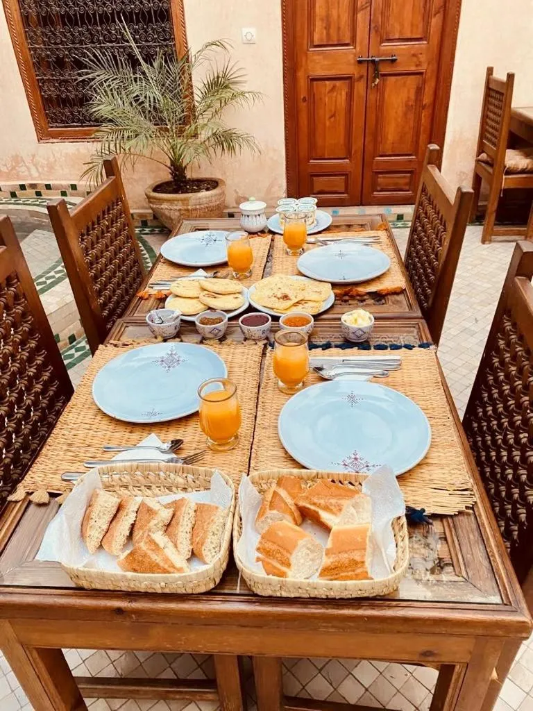 Breakfast in Riad Euphorbe