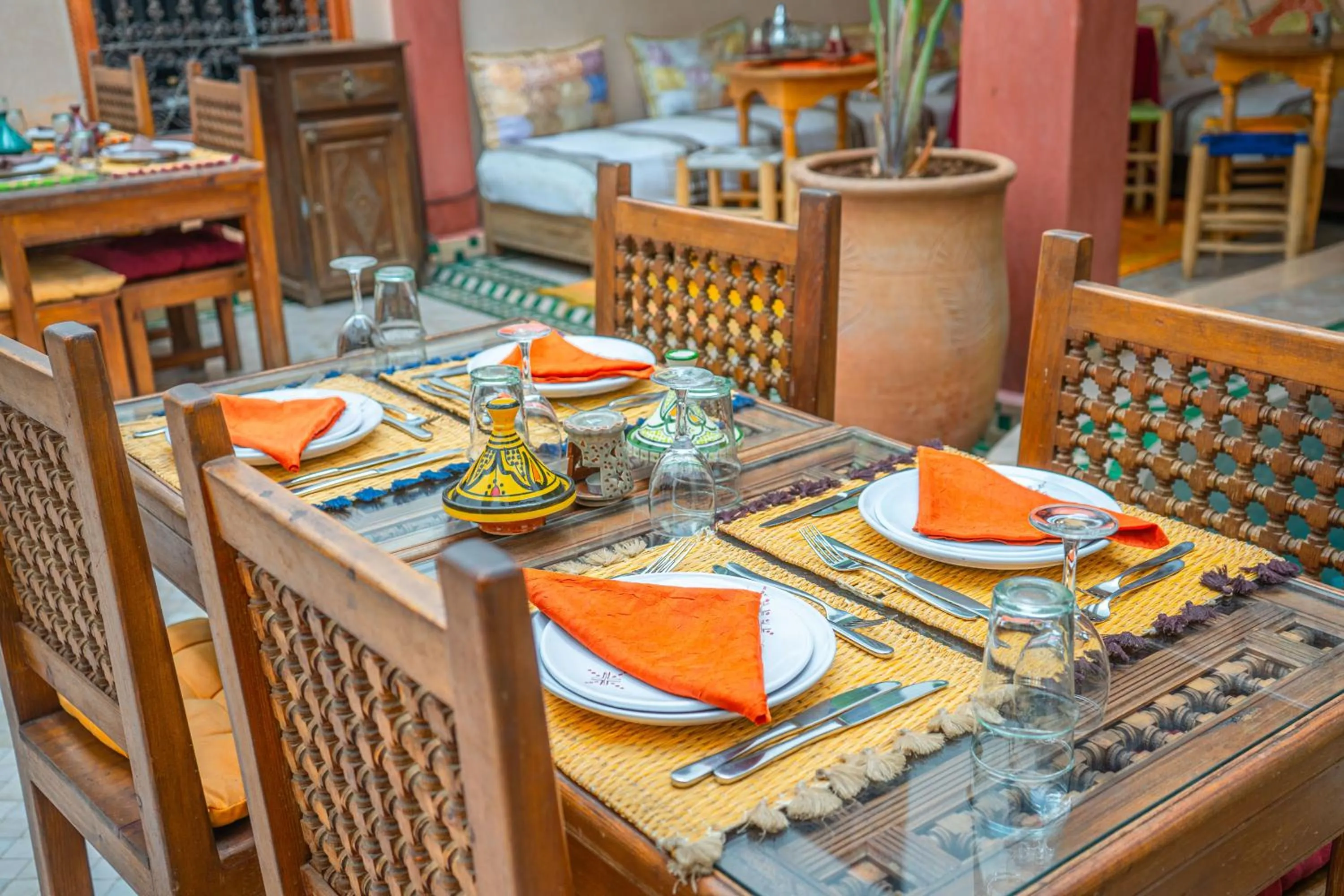 Meals in Riad Euphorbe
