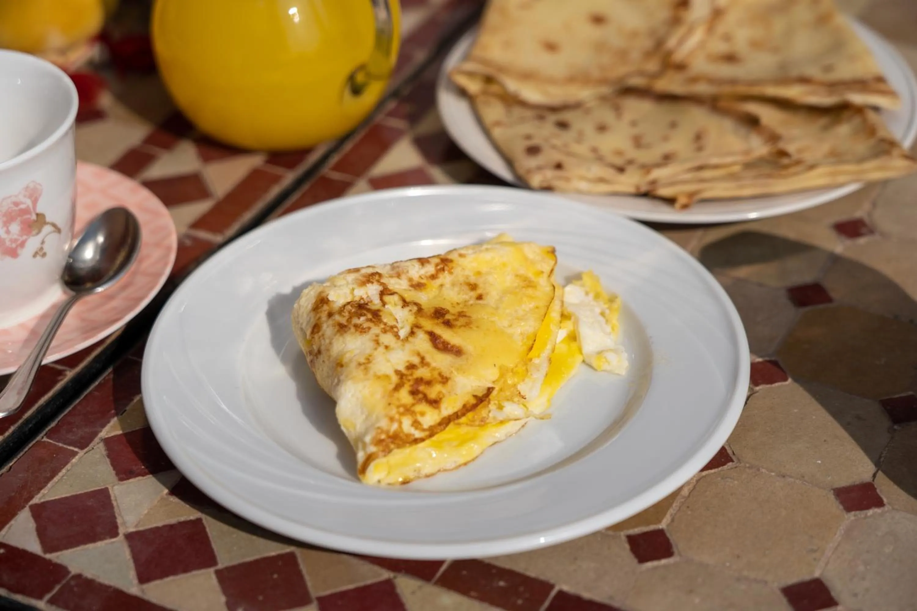 Breakfast in Riad Le Plein Sud