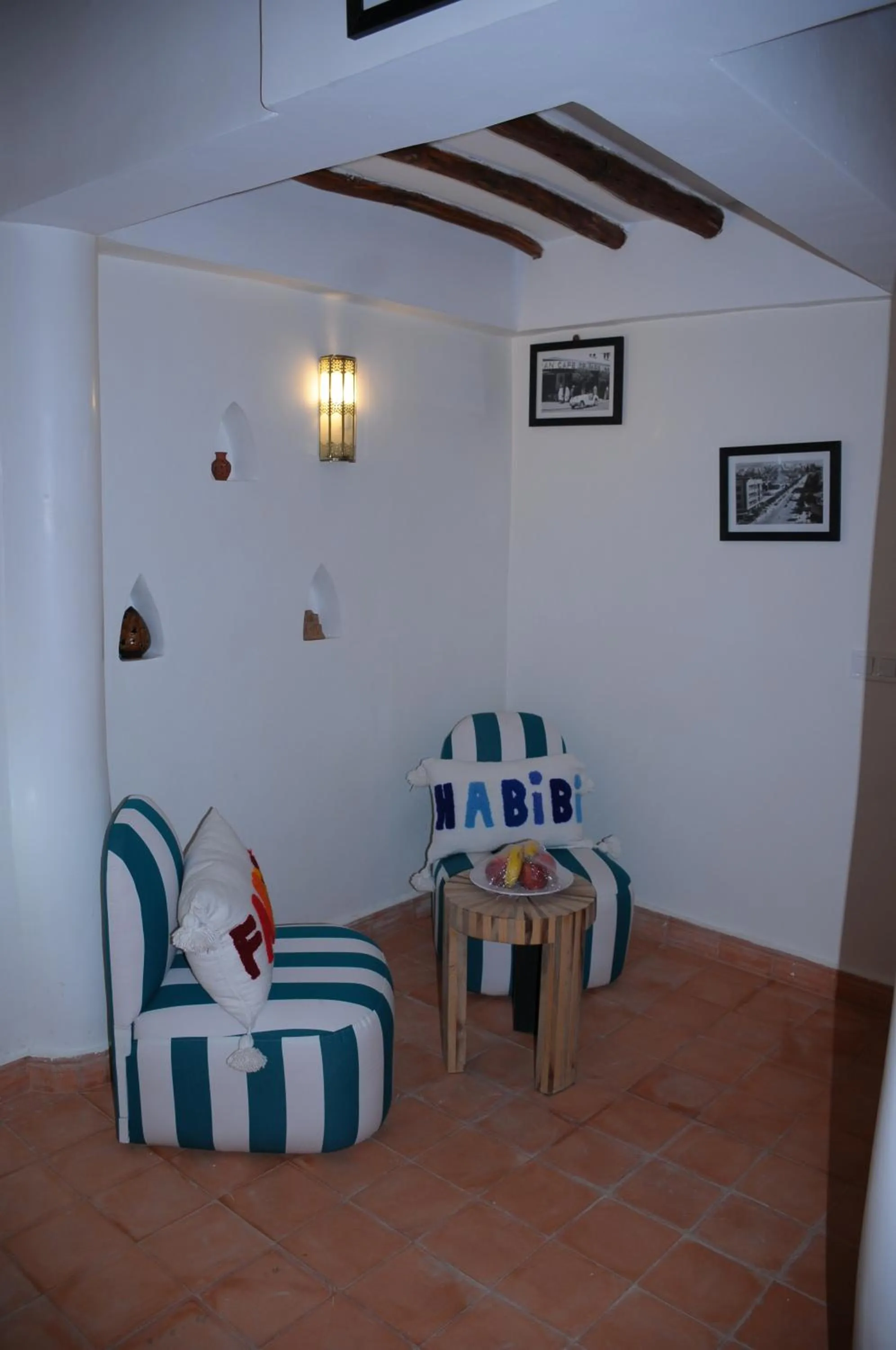 Seating area in Riad Le Plein Sud