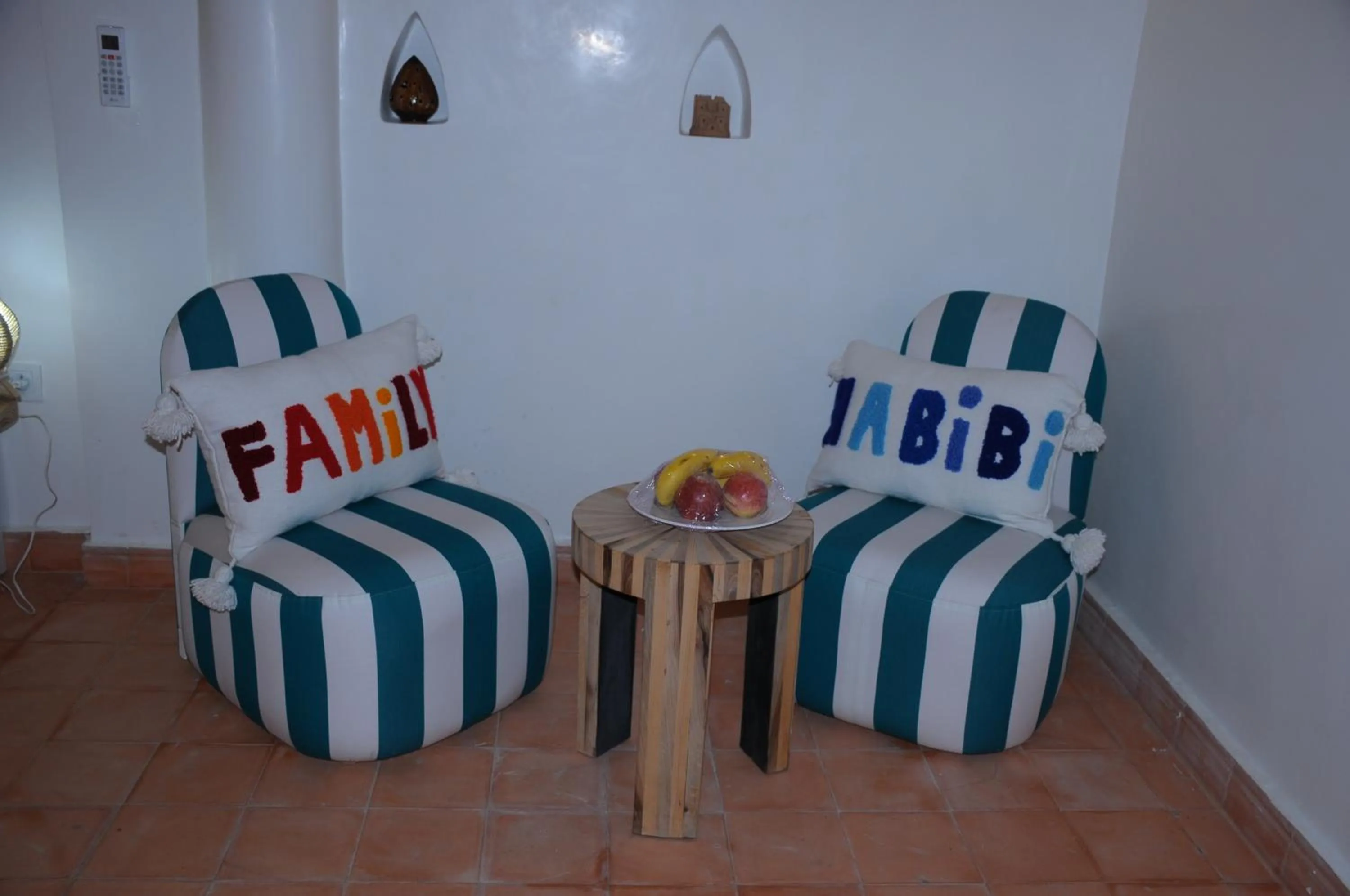 Seating area in Riad Le Plein Sud
