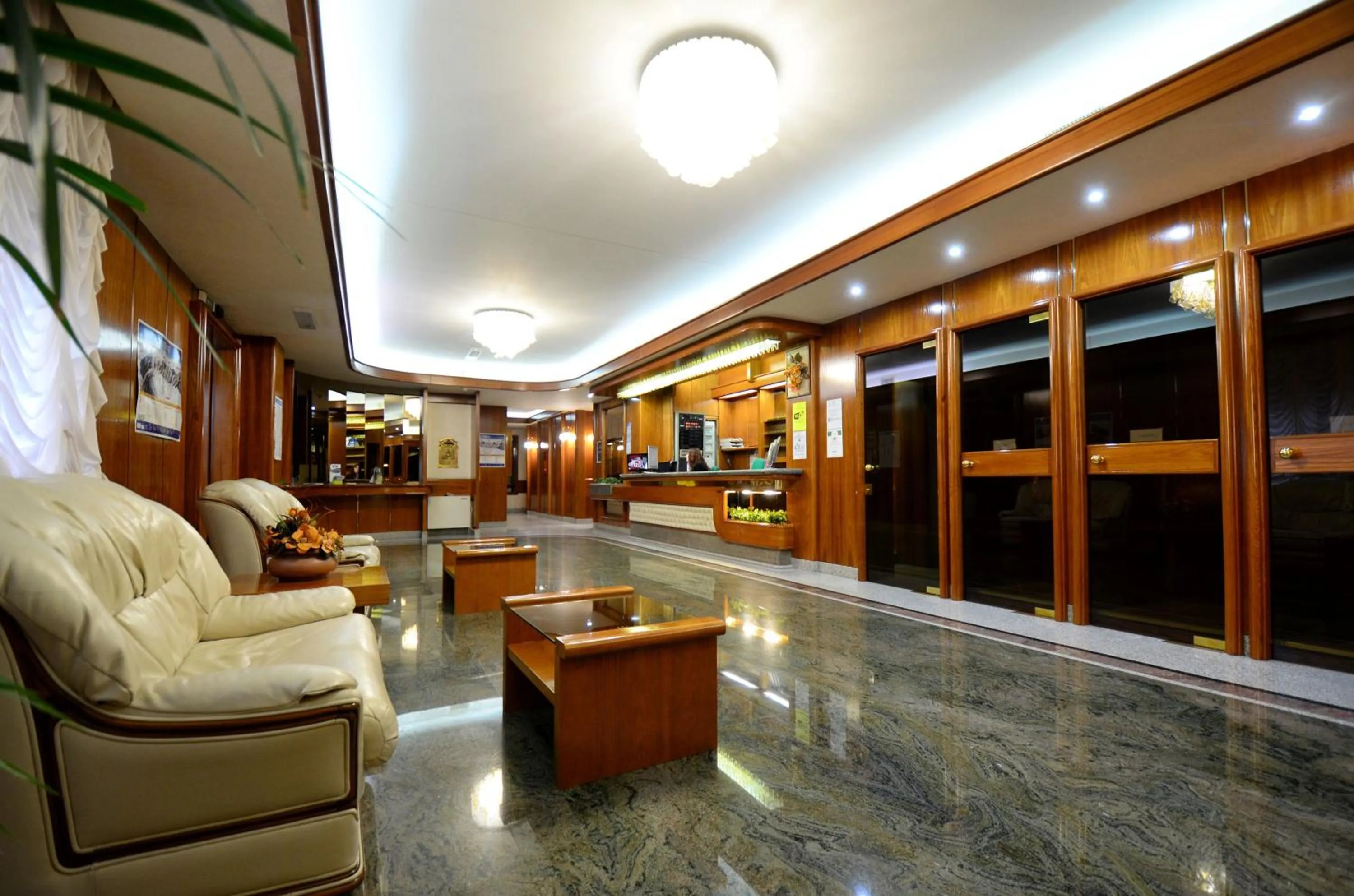 Lobby or reception in Grand Hotel delle Rocche