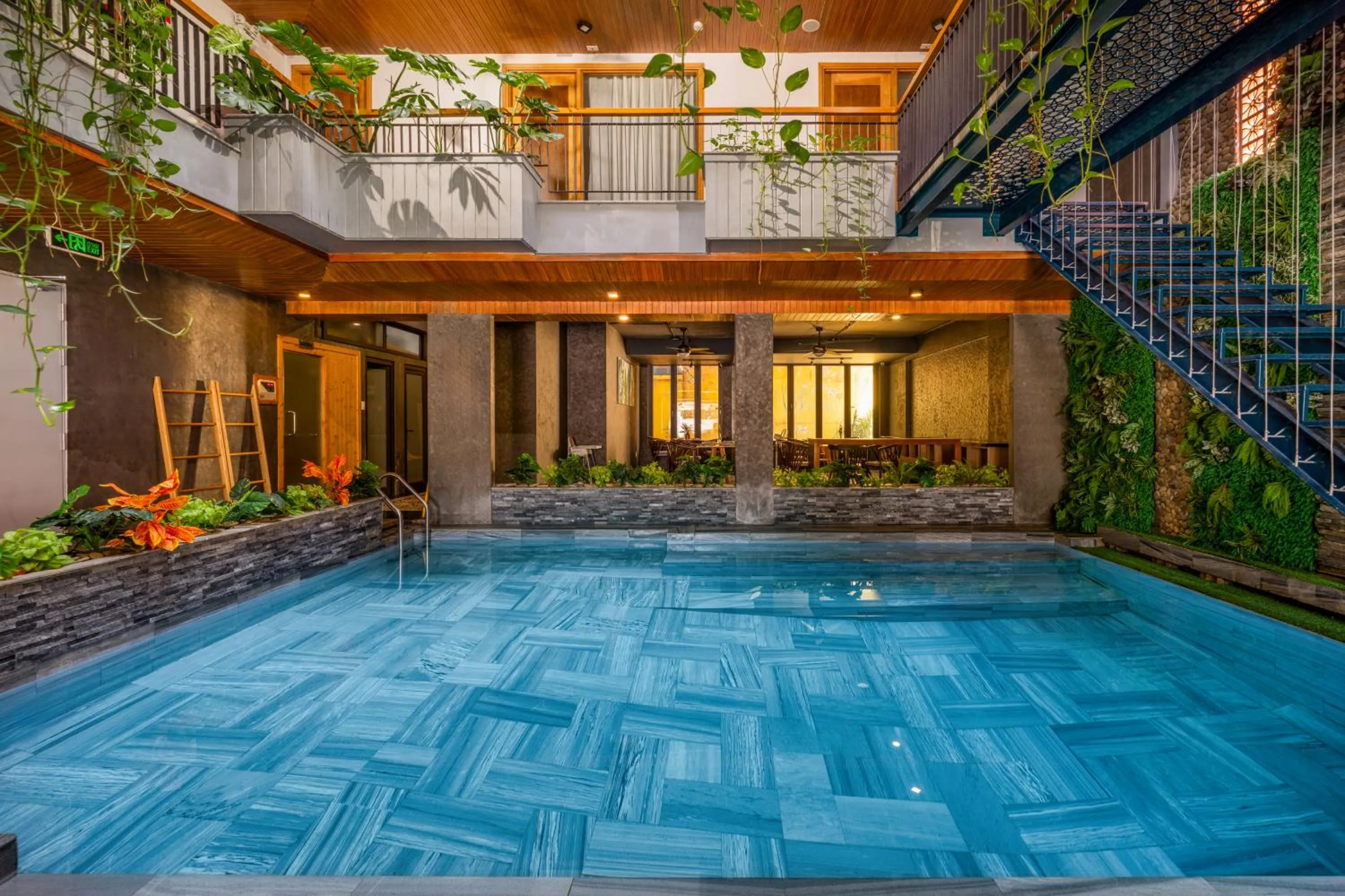 Pool view in Lahome Boutique Villa and Apartment