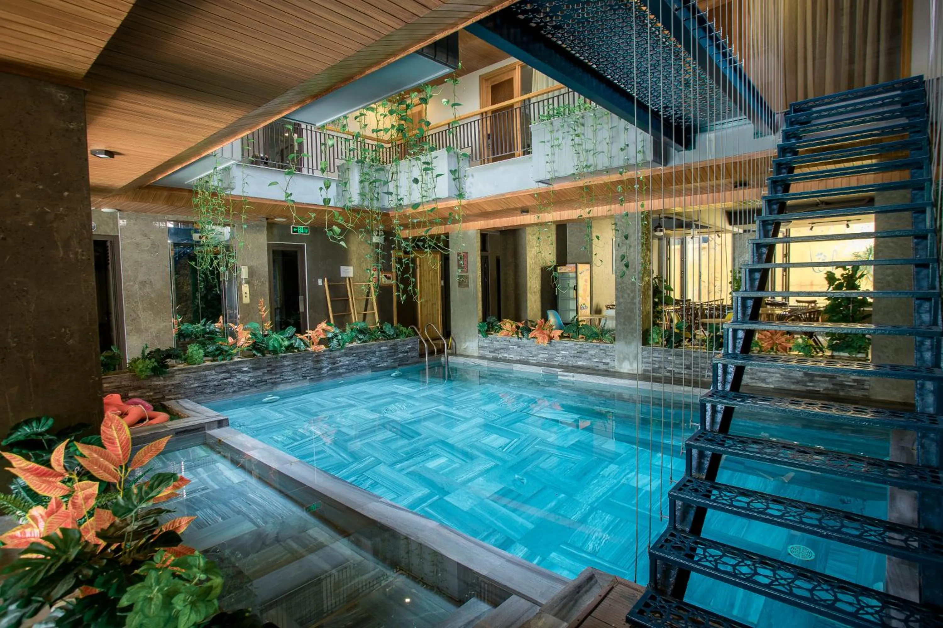 Pool view in Lahome Boutique Villa and Apartment