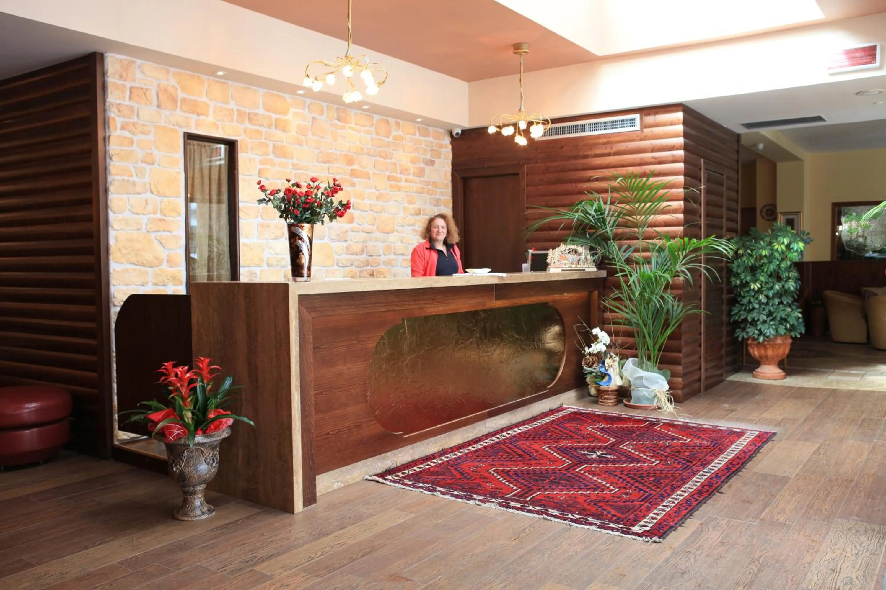 Lobby or reception in Hotel Centrale