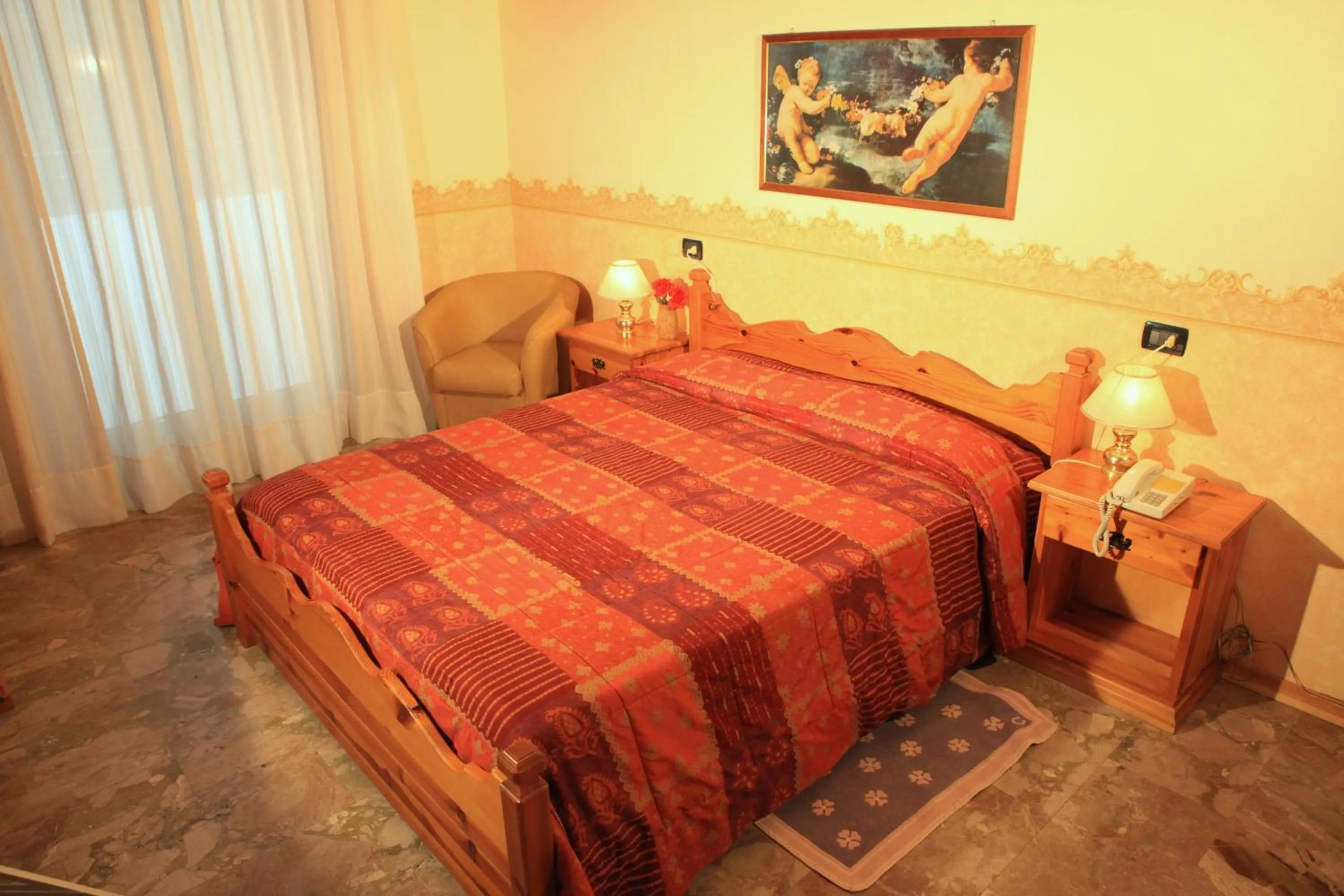 Bedroom, Bed in Hotel Centrale