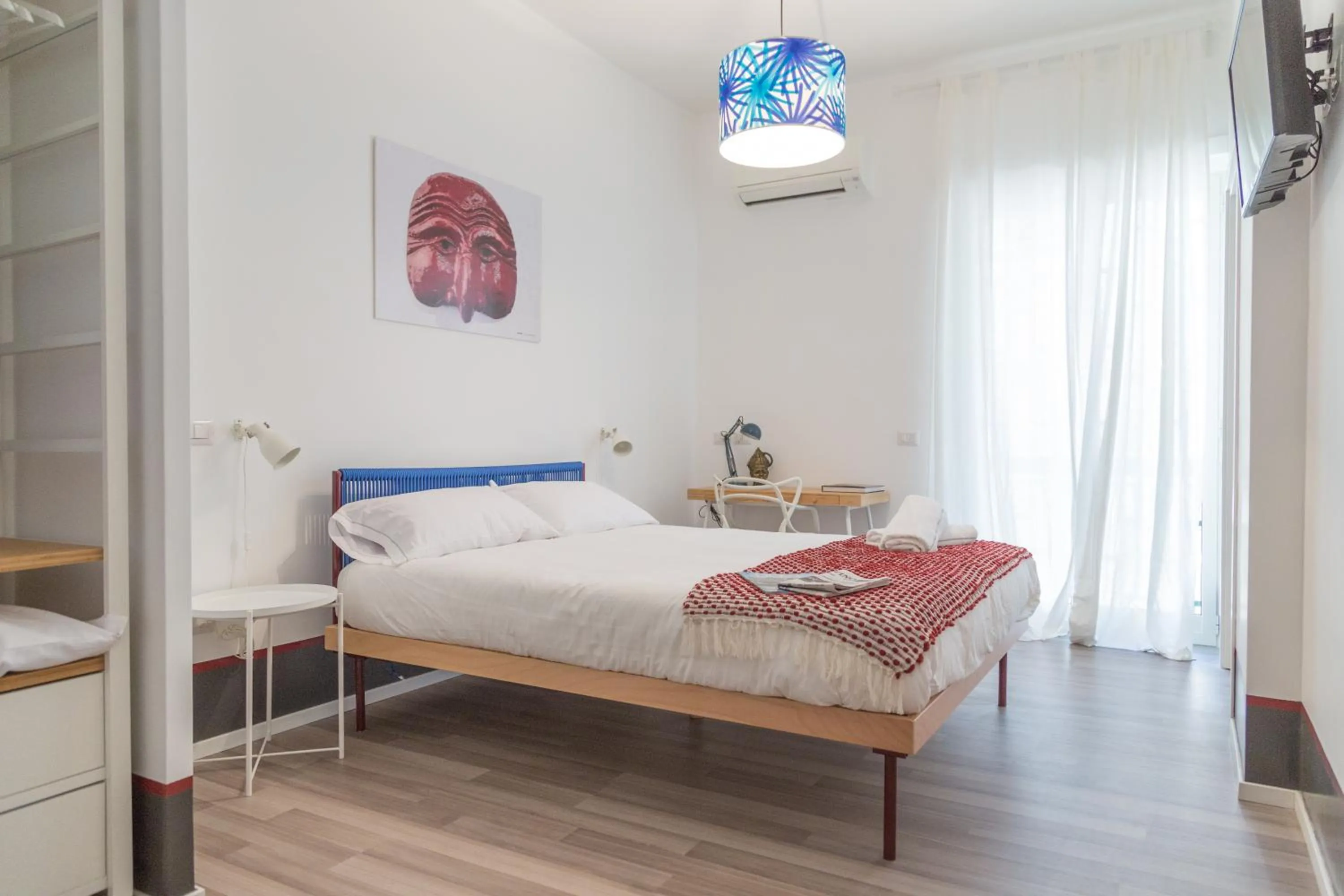 Bed in Nonna Pina Art Rooms