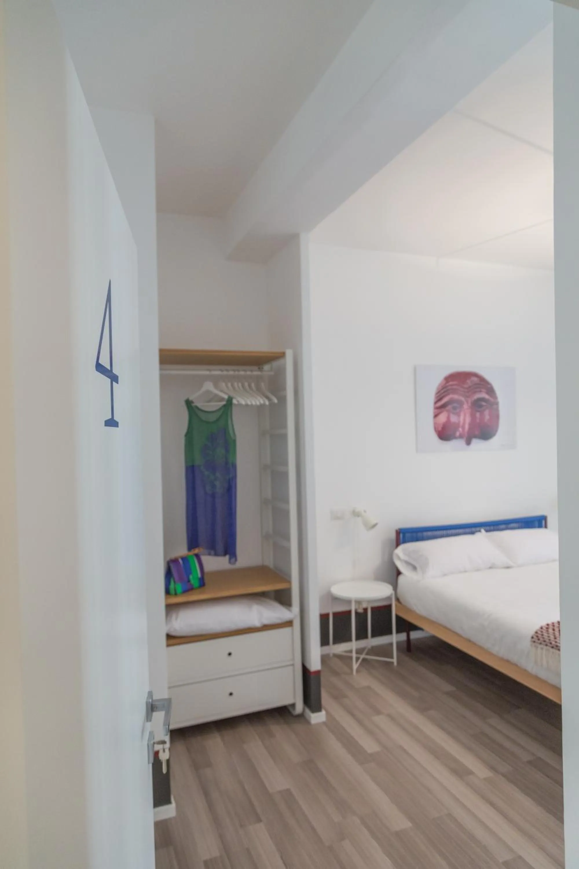 Bed in Nonna Pina Art Rooms