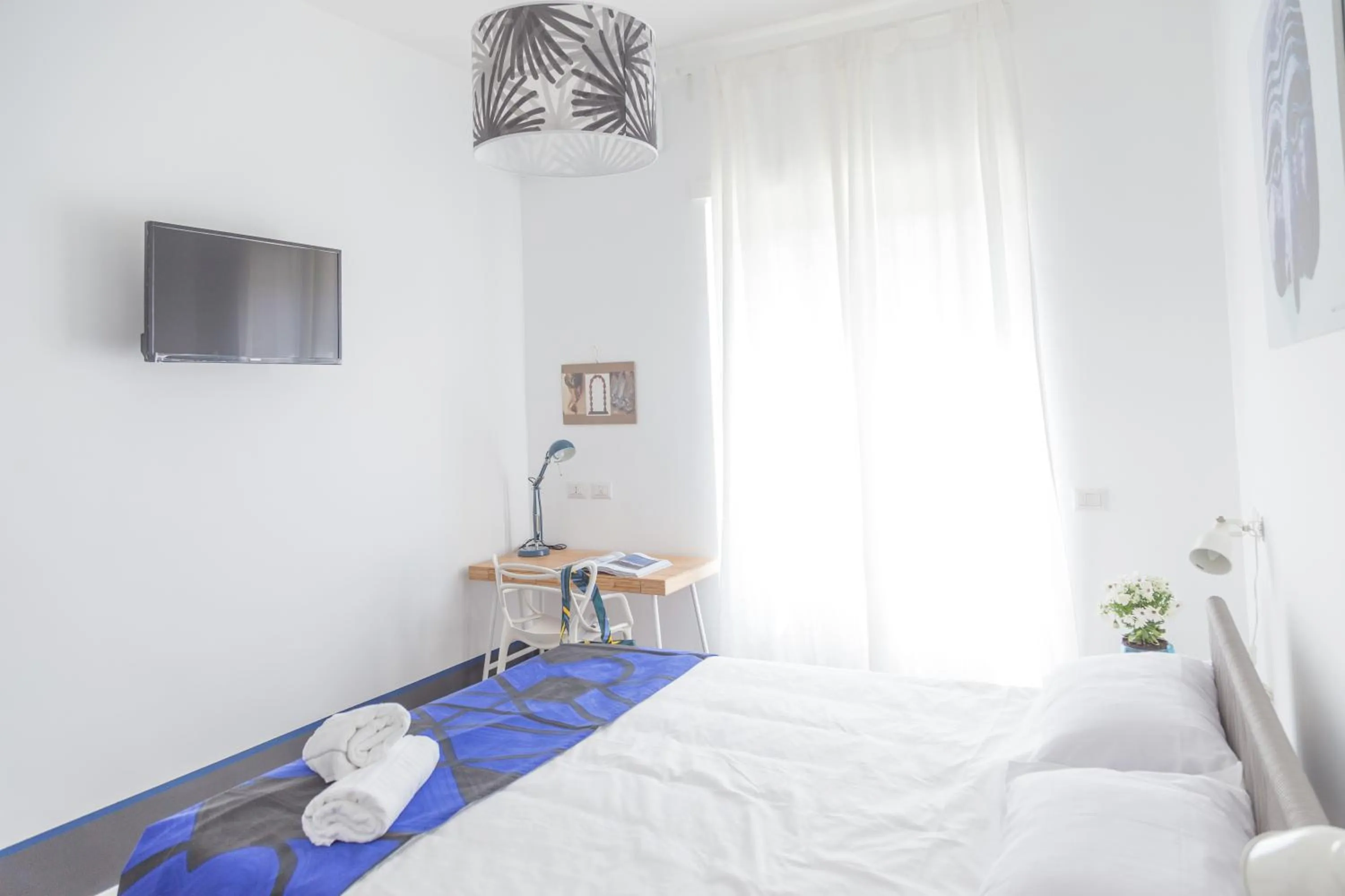 Bed in Nonna Pina Art Rooms