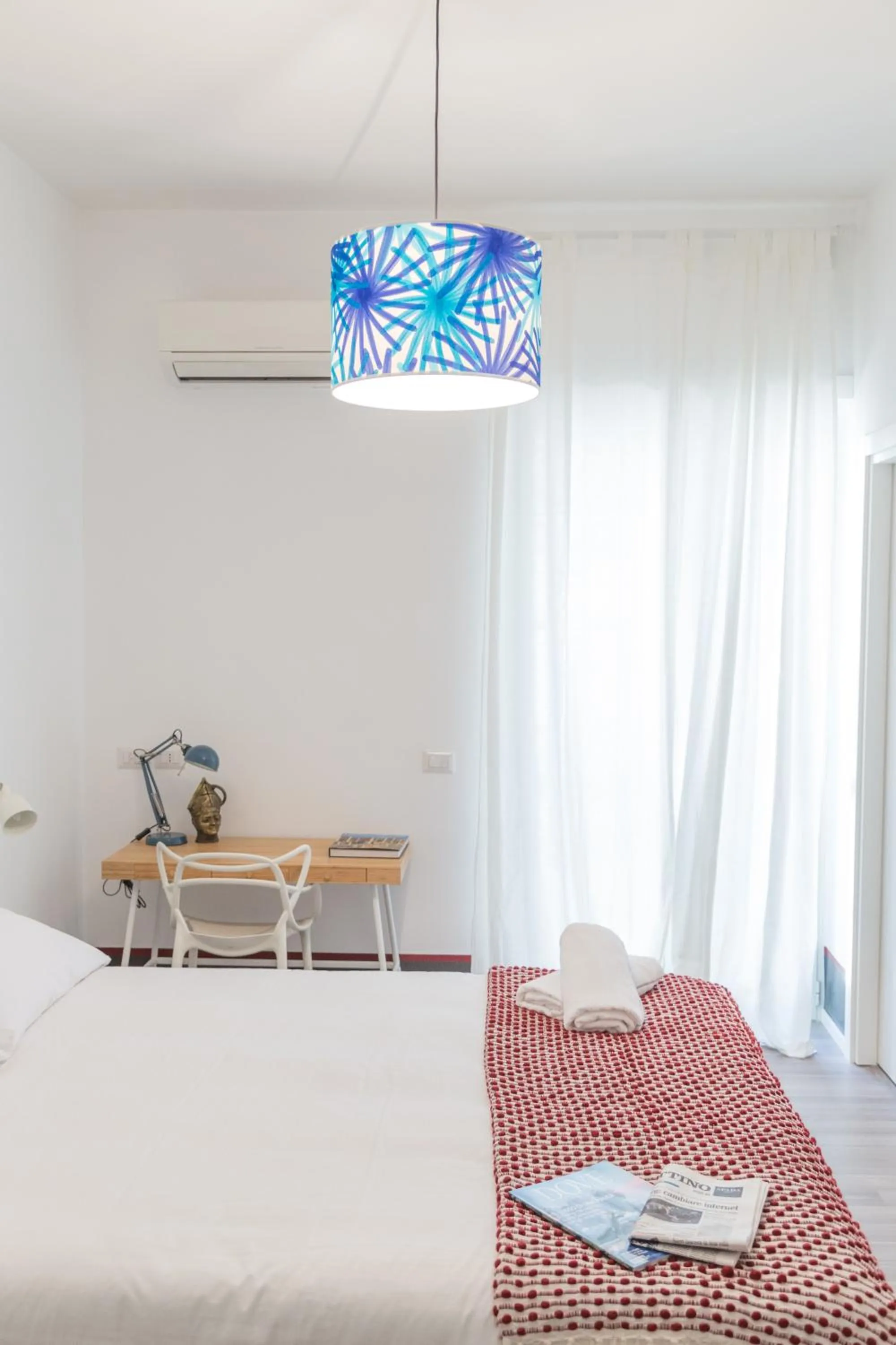 Bed in Nonna Pina Art Rooms