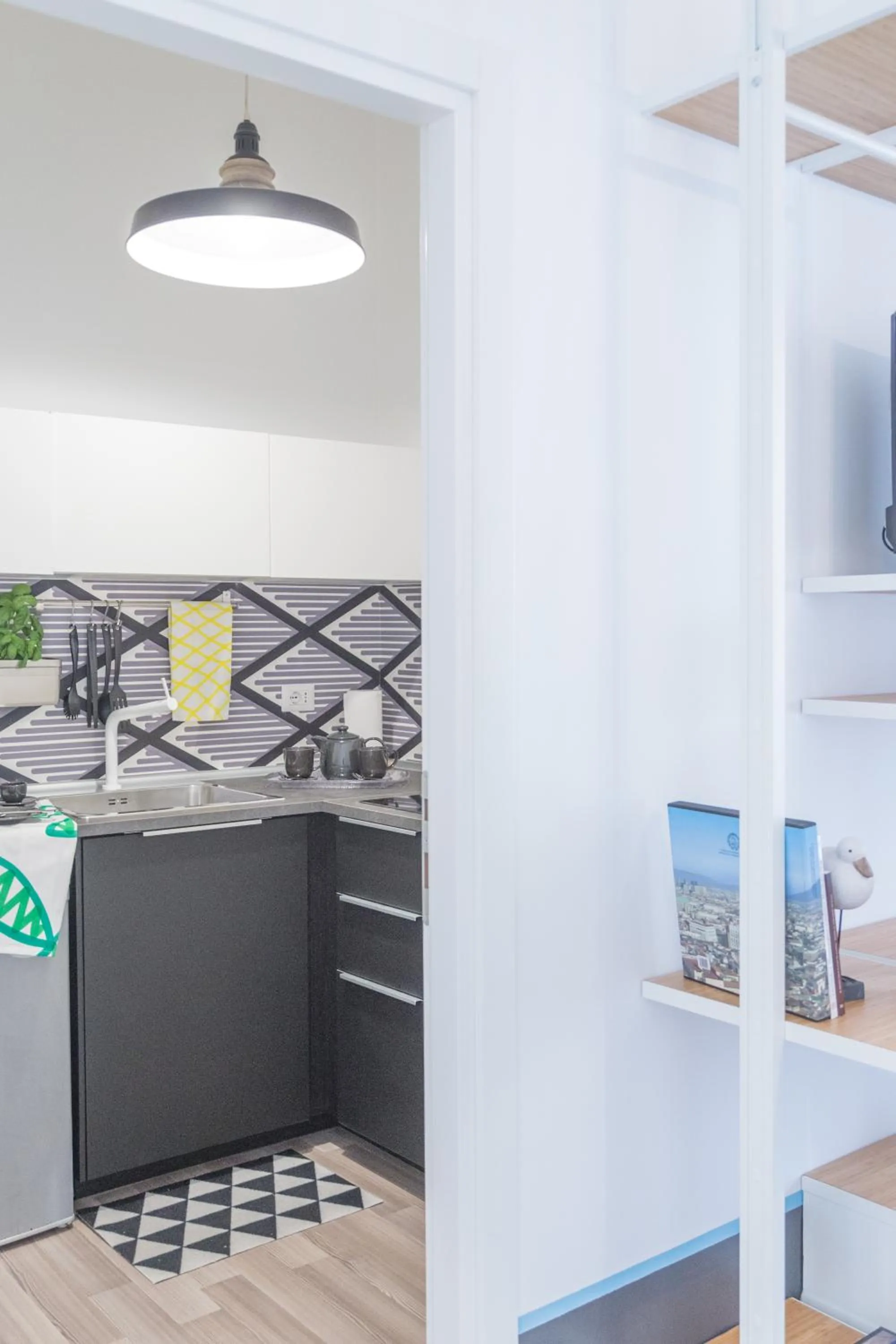 Kitchen or kitchenette in Nonna Pina Art Rooms