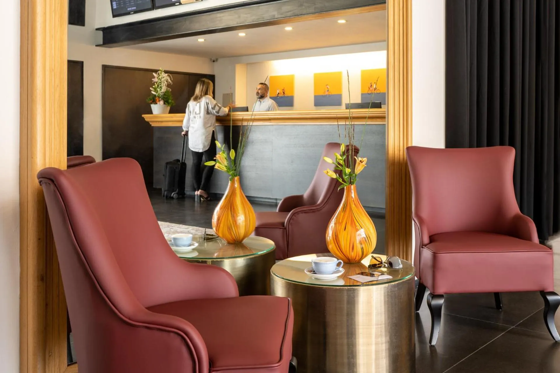 Lobby or reception in Leonardo Boutique Rehovot