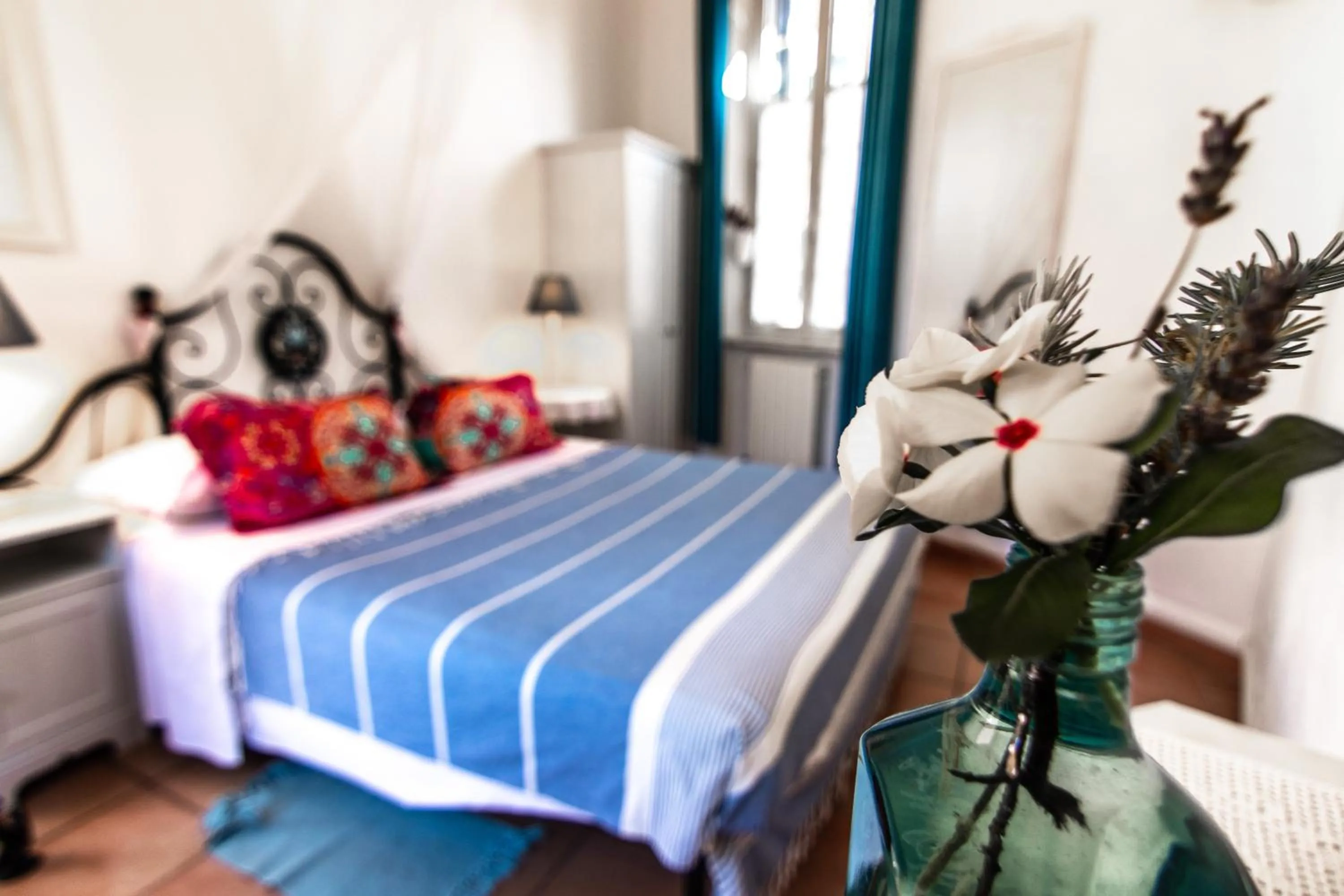 Decorative detail, Bed in Barocchetto Romano