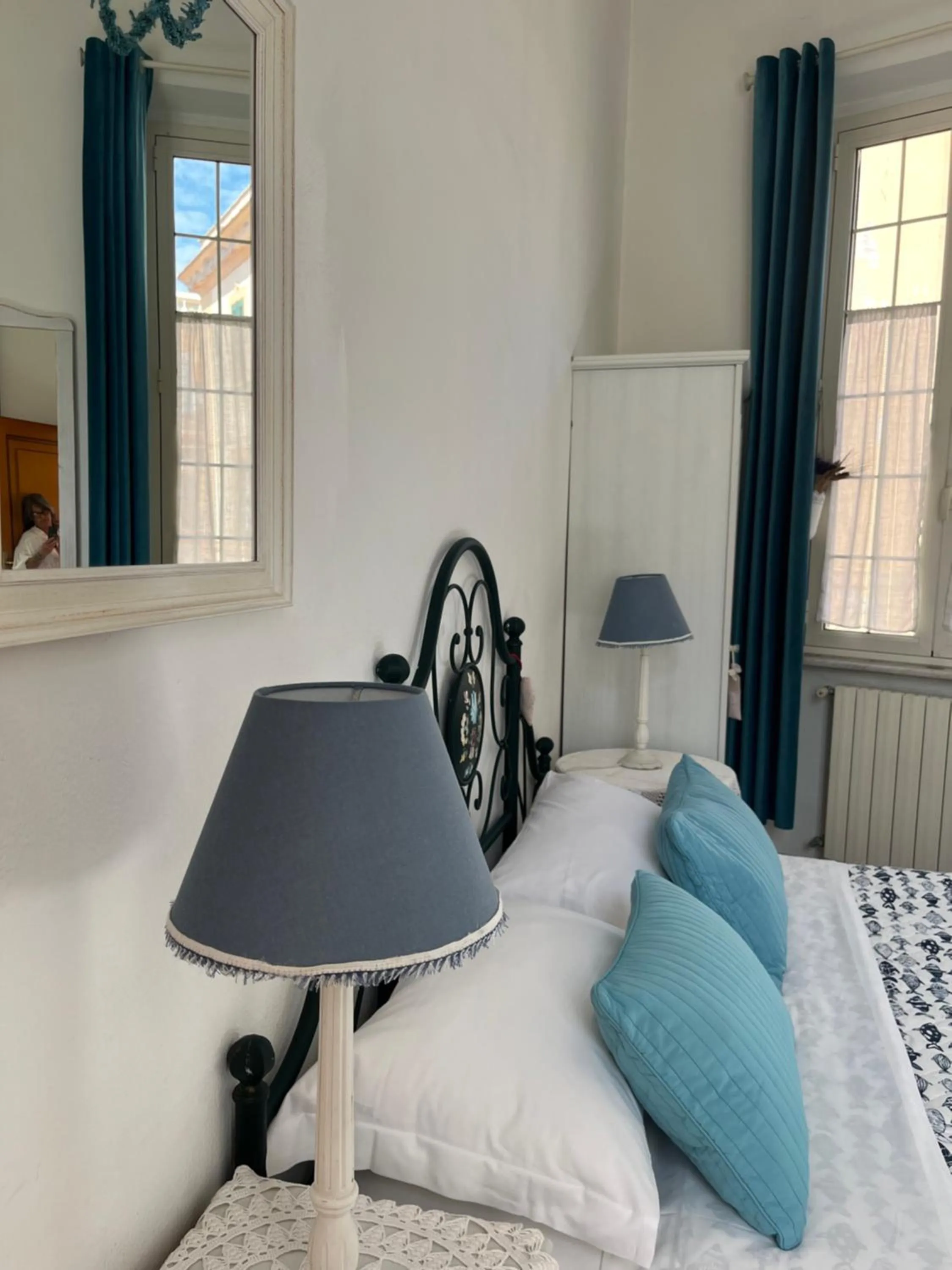 Bedroom, Bed in Barocchetto Romano