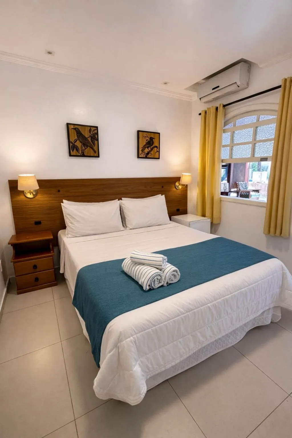 Bed in Pousada Porto Praia