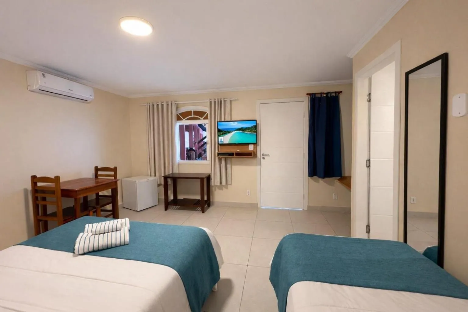 Bed in Pousada Porto Praia