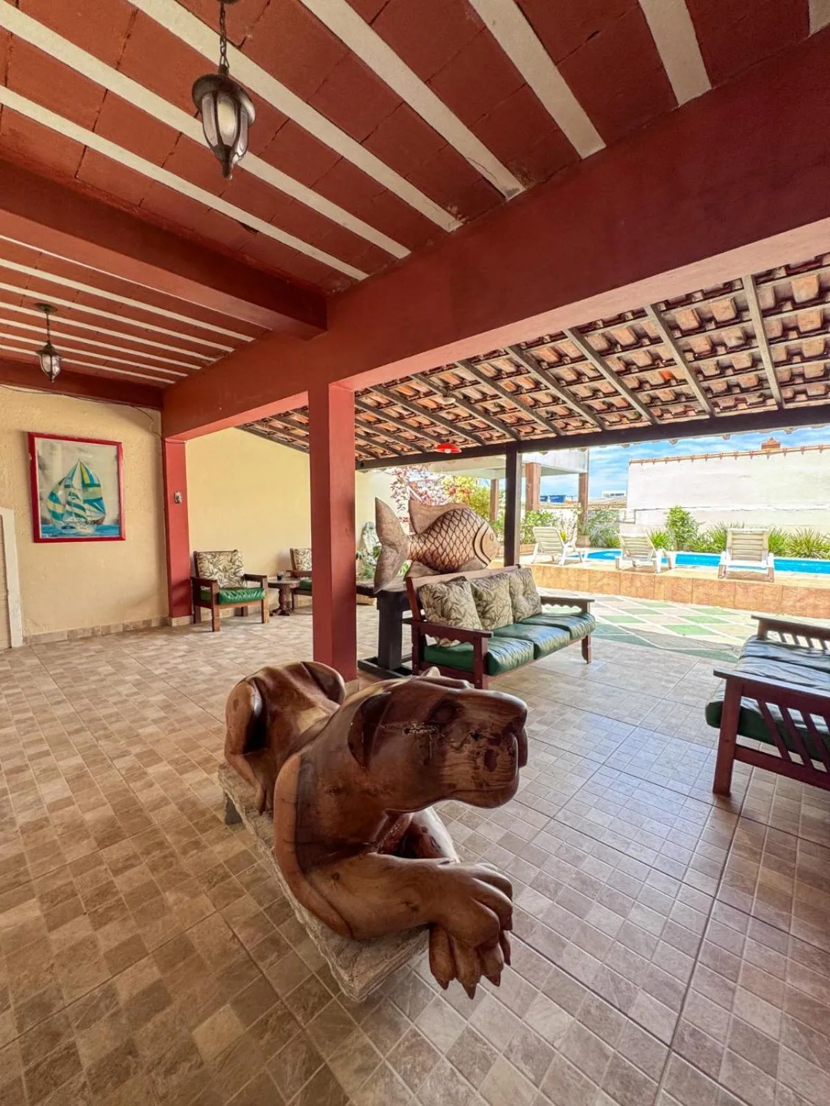Patio in Pousada Porto Praia